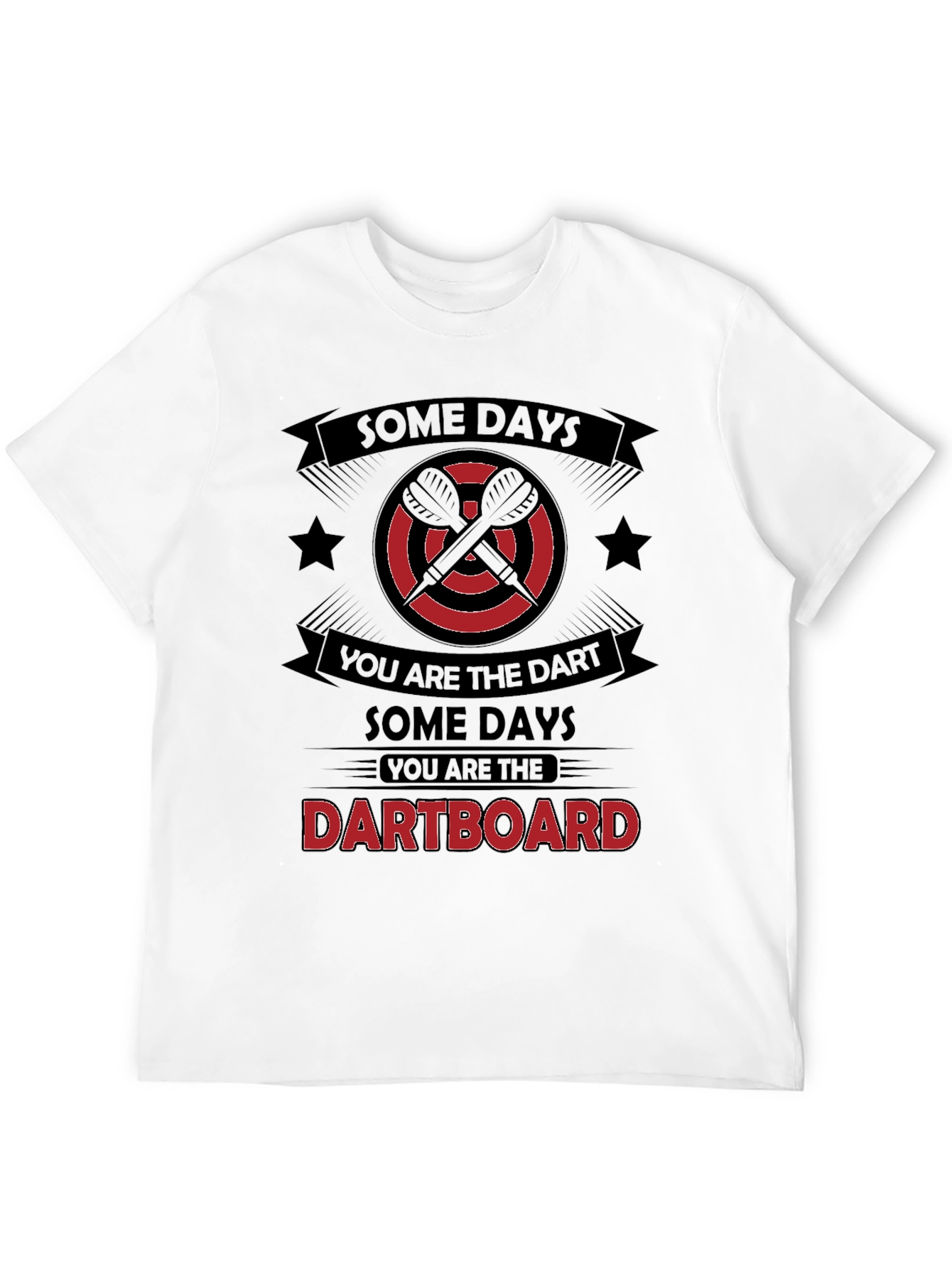 Dartboard Humor Graphic T-Shirt