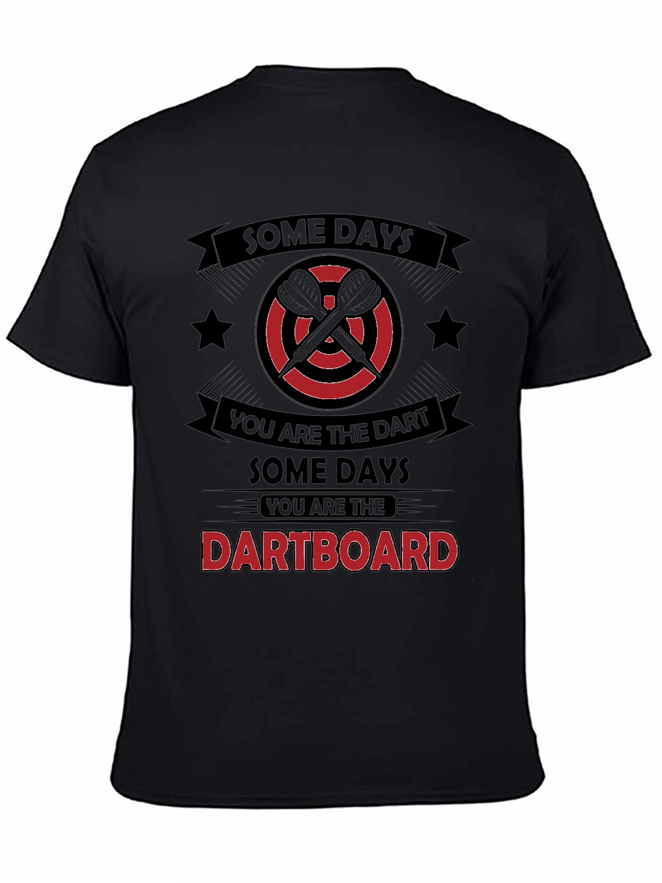 Dartboard Humor Graphic T-Shirt