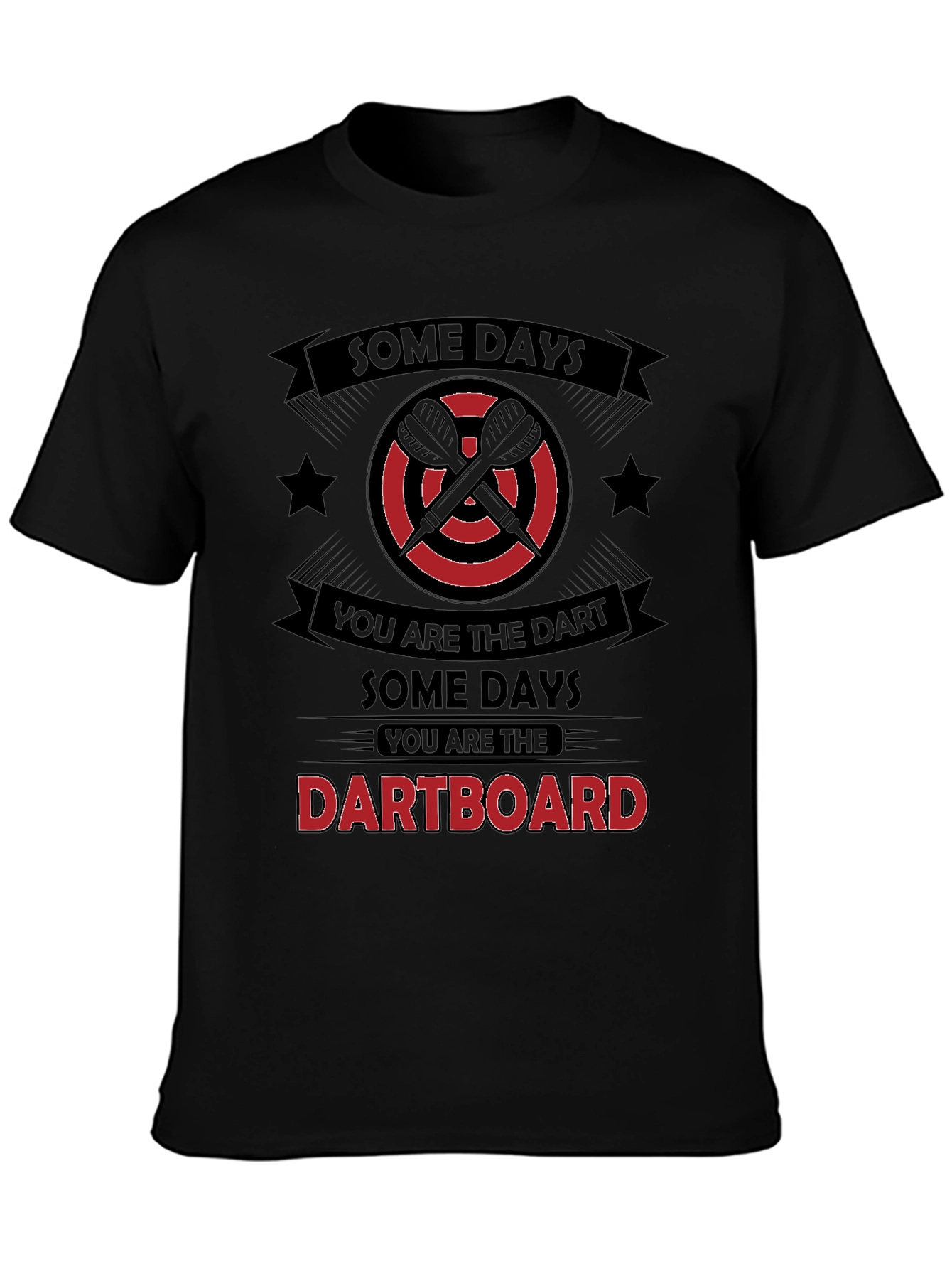 Dartboard Humor Graphic T-Shirt