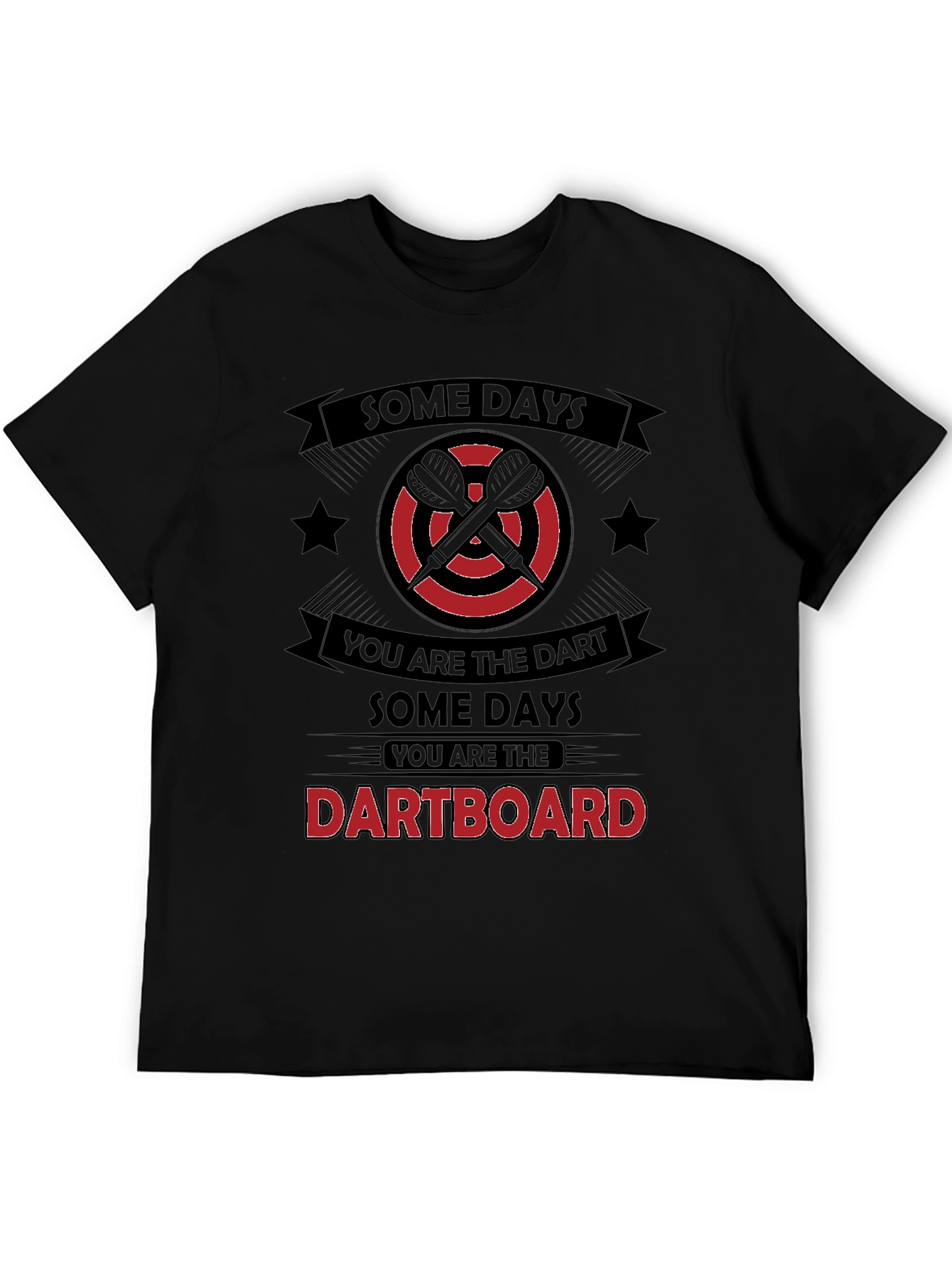 Dartboard Humor Graphic T-Shirt