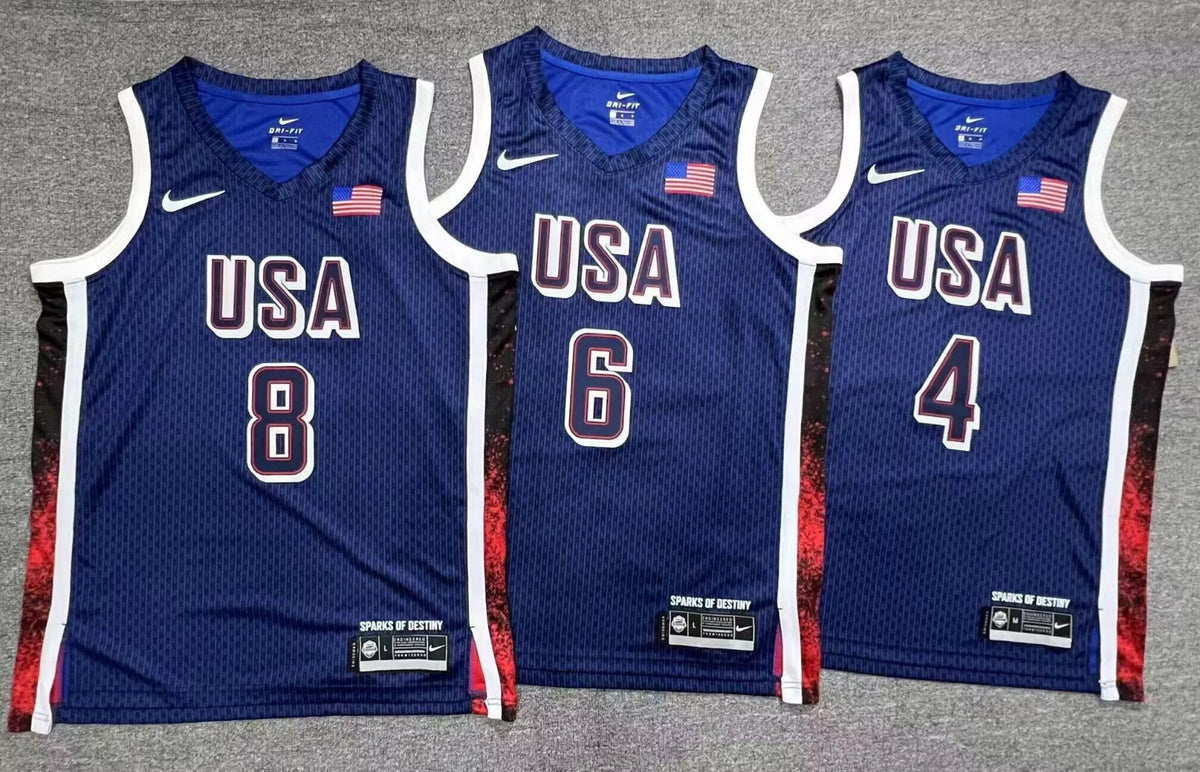 Tyrese Haliburton Team USA 2024 Olympics Jersey