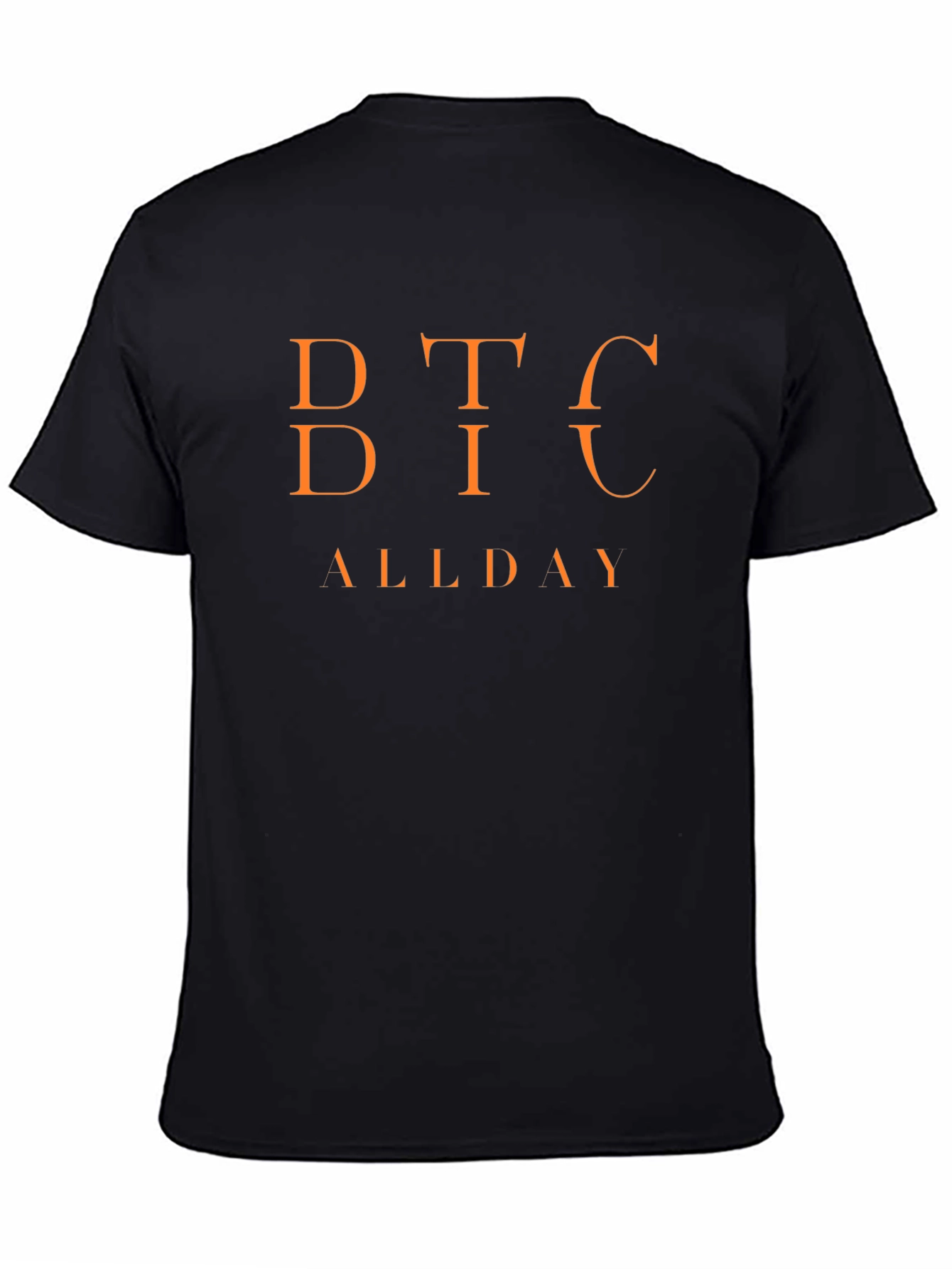 BTC Allday T-Shirt - Black Crypto Tee