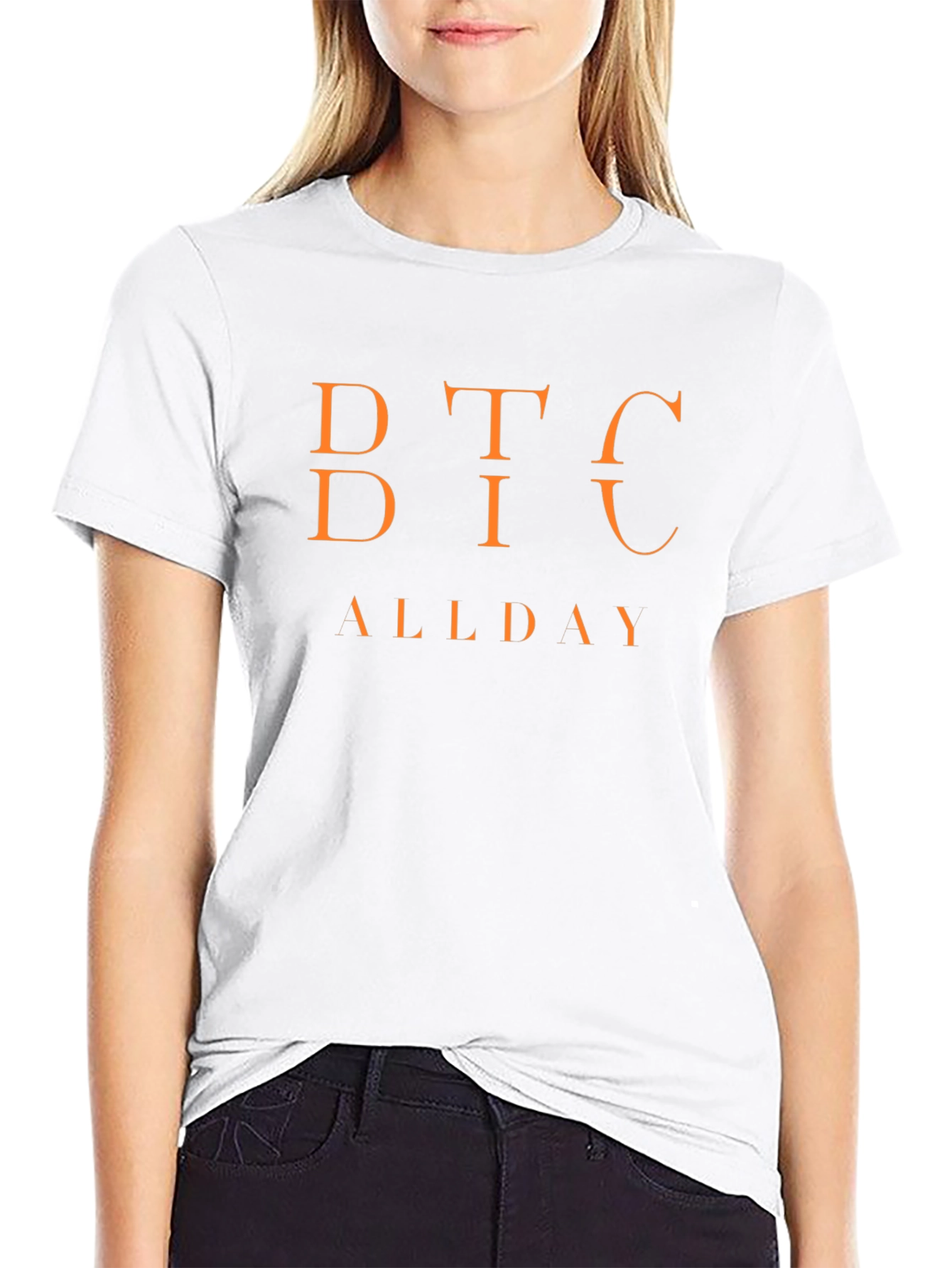 BTC Allday T-Shirt - Black Crypto Tee