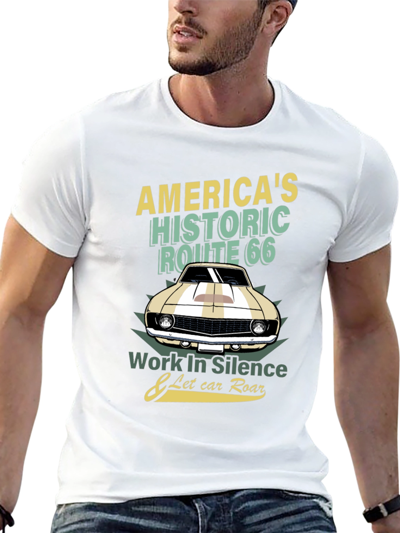 Route 66 Car T-Shirt