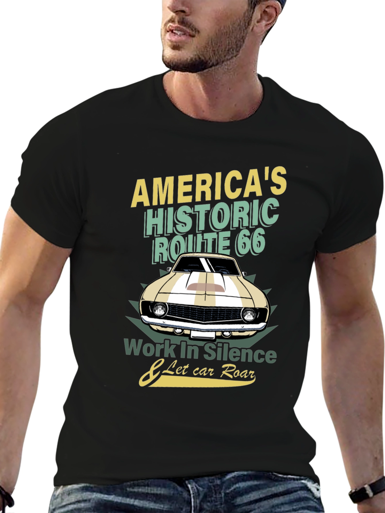 Route 66 Car T-Shirt