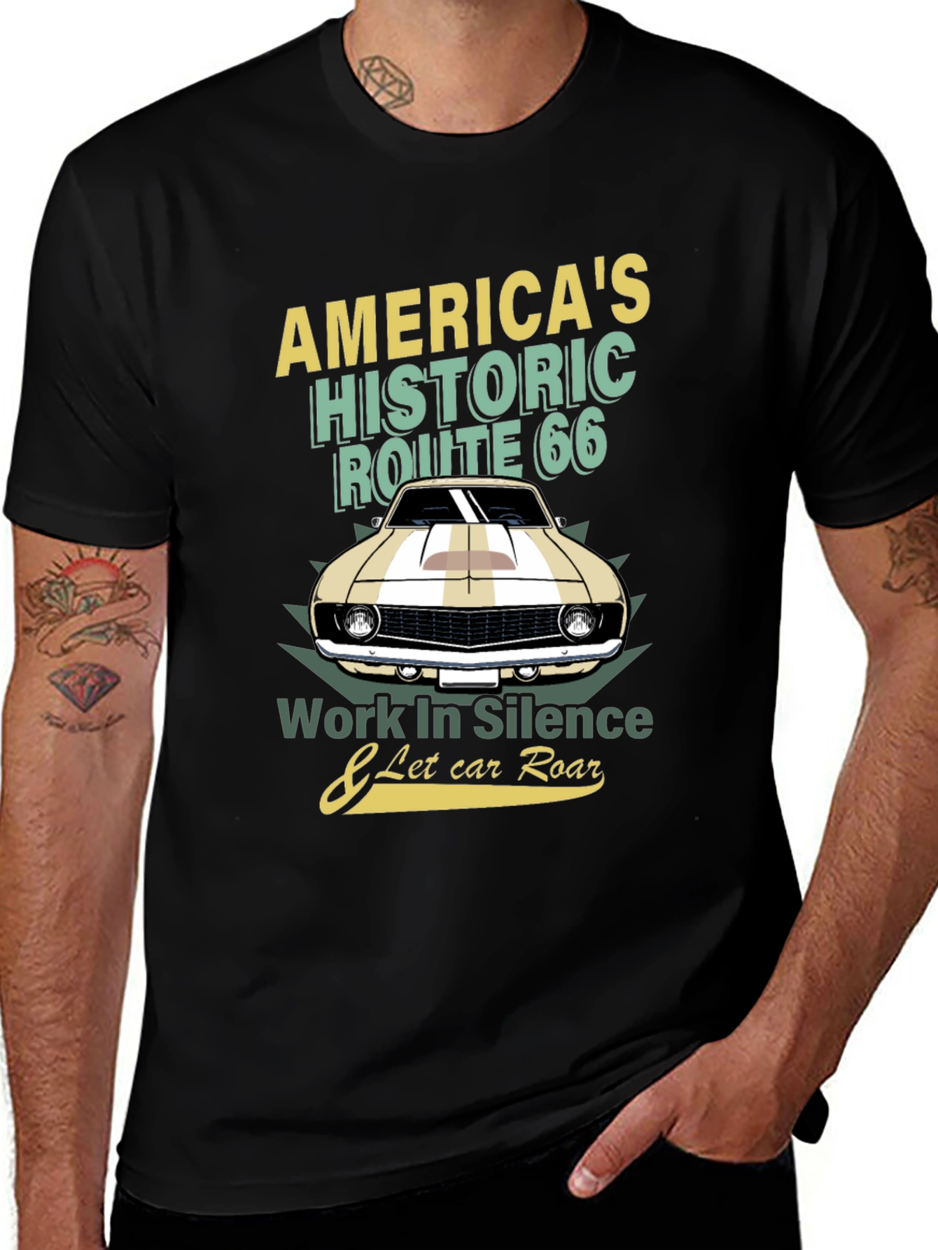 Route 66 Car T-Shirt