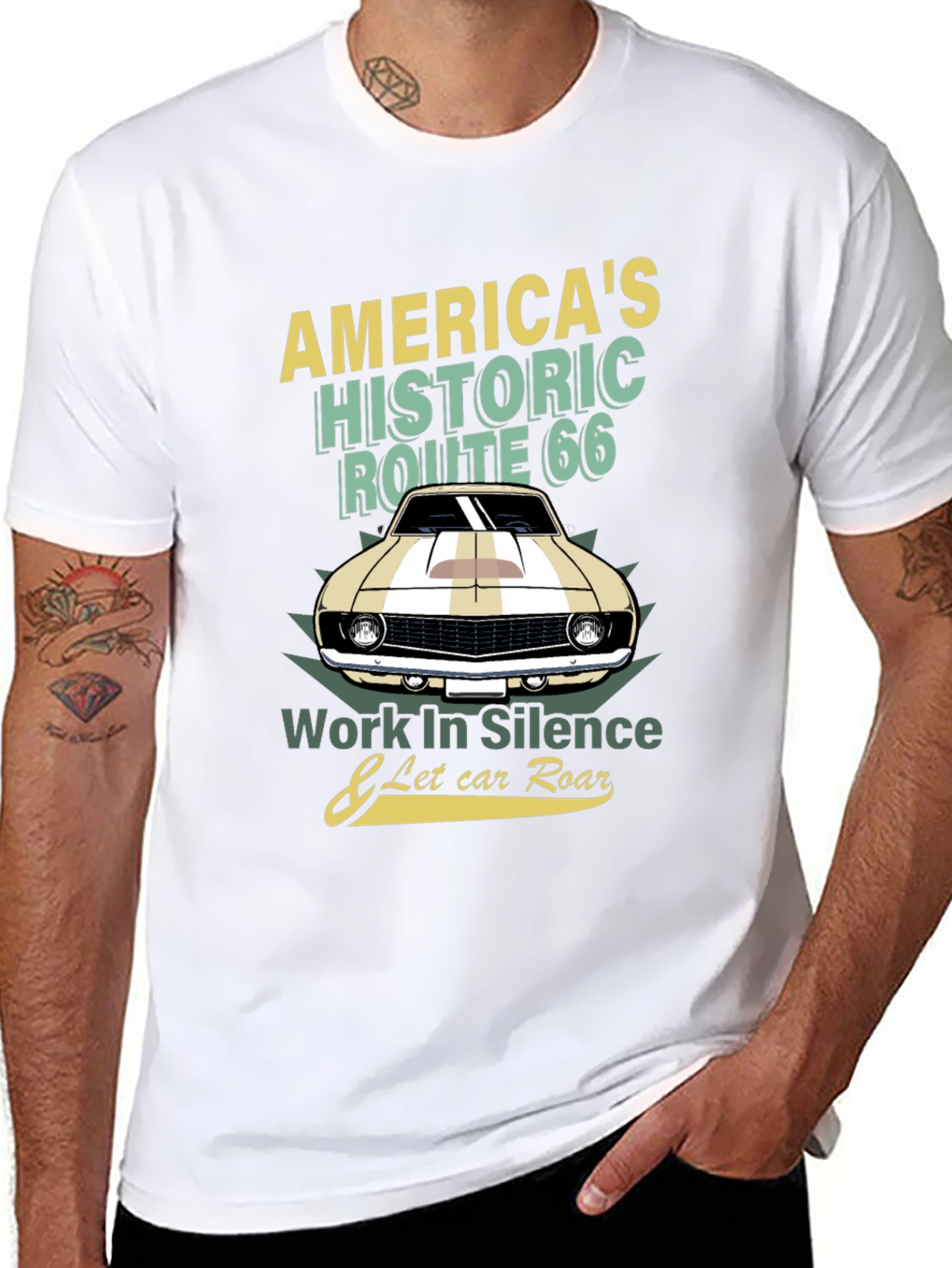 Route 66 Car T-Shirt