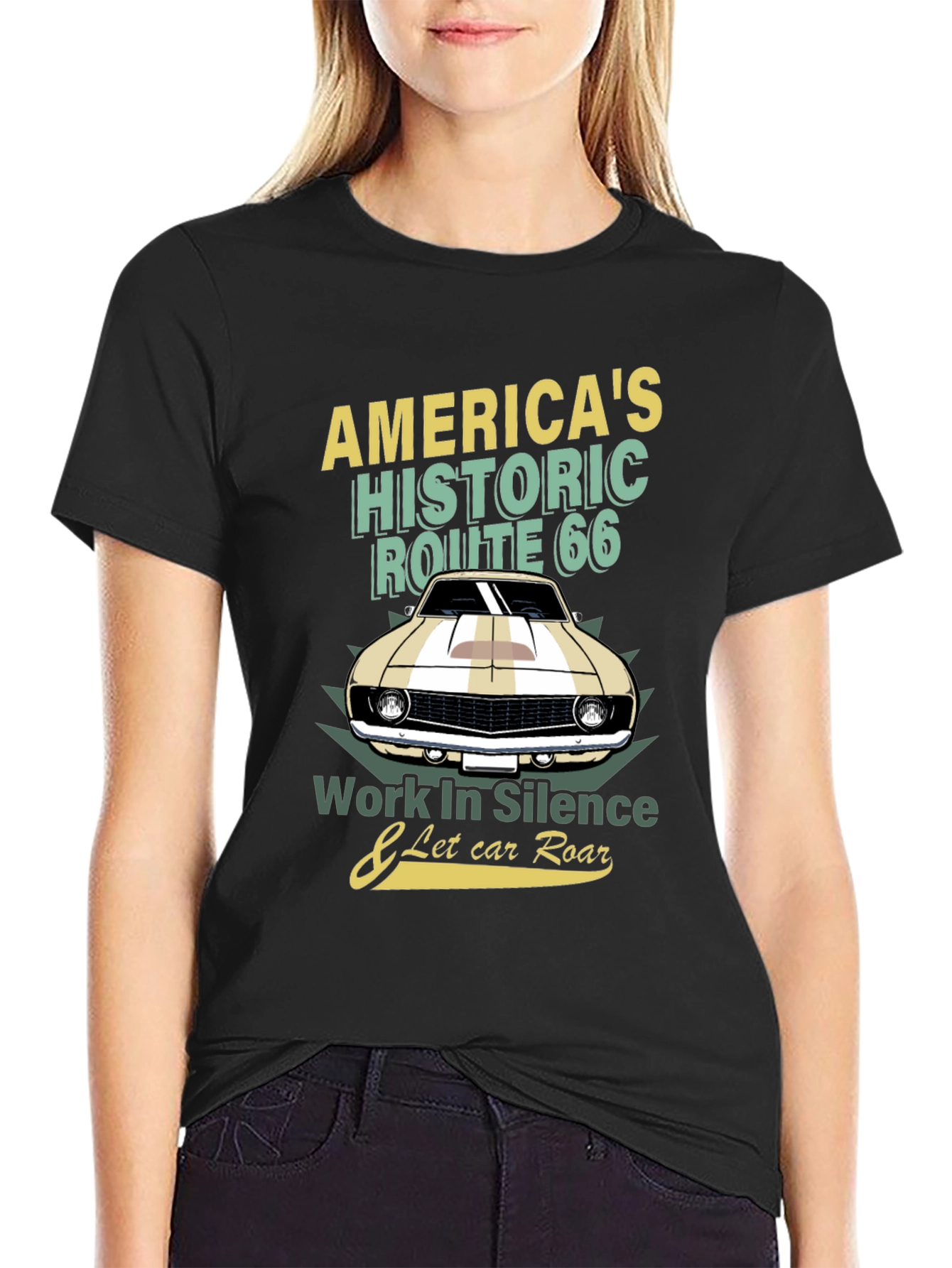 Route 66 Car T-Shirt