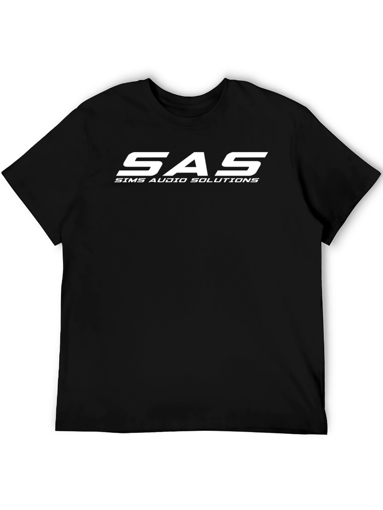SAS Sims Audio Solutions Black T-Shirt