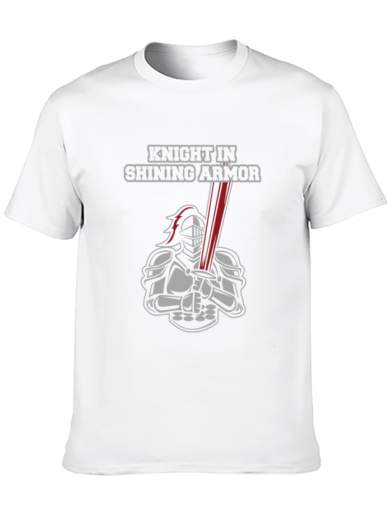 Knight in Shining Armor Graphic Tee - Black
