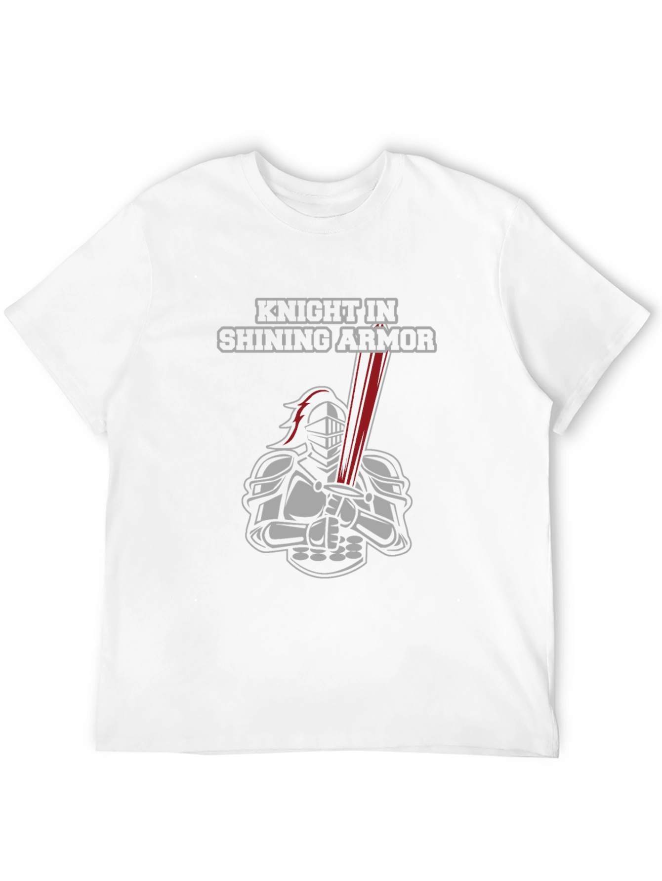 Knight in Shining Armor Graphic Tee - Black