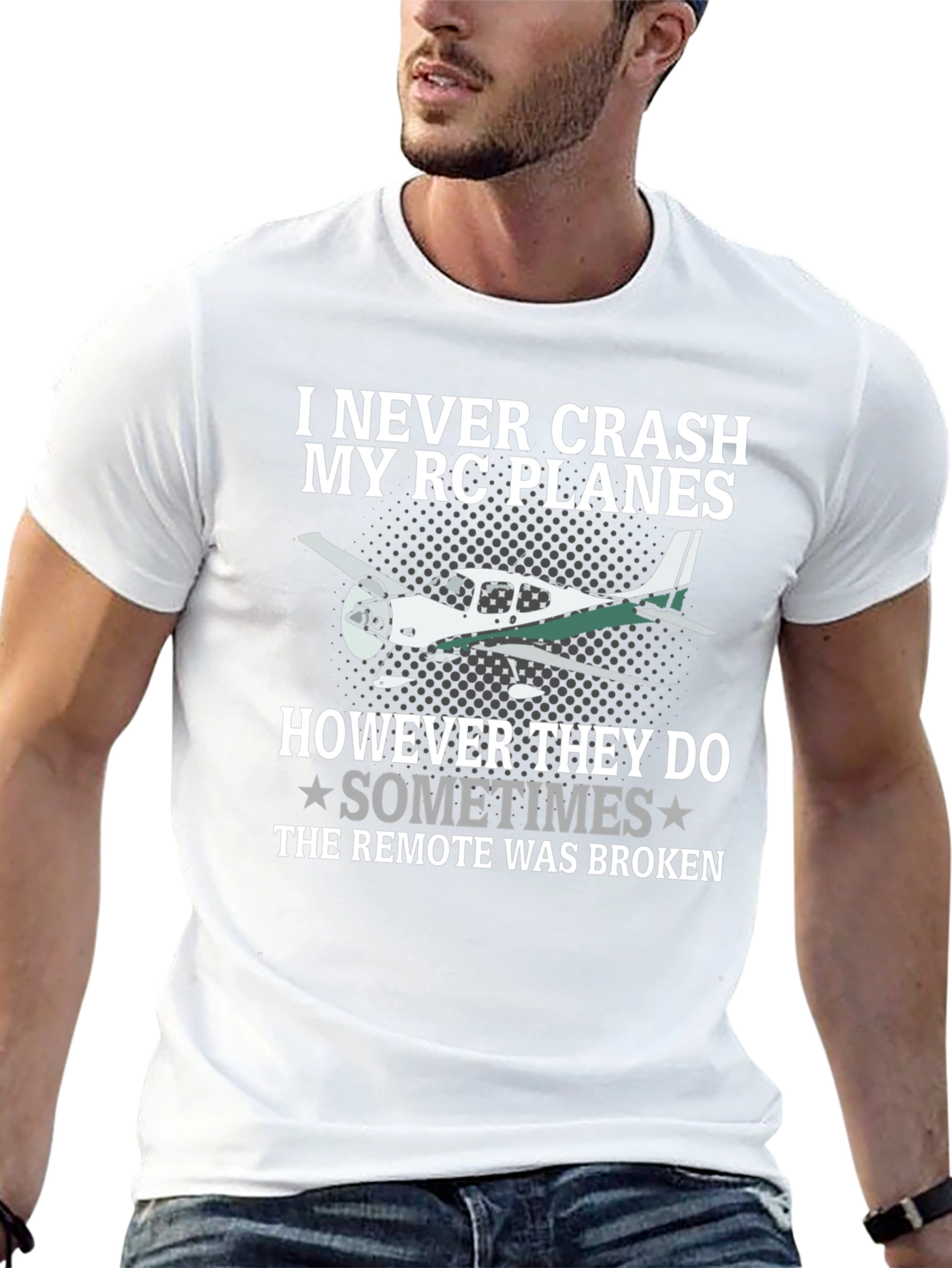 I Never Crash My RC Planes T-Shirt