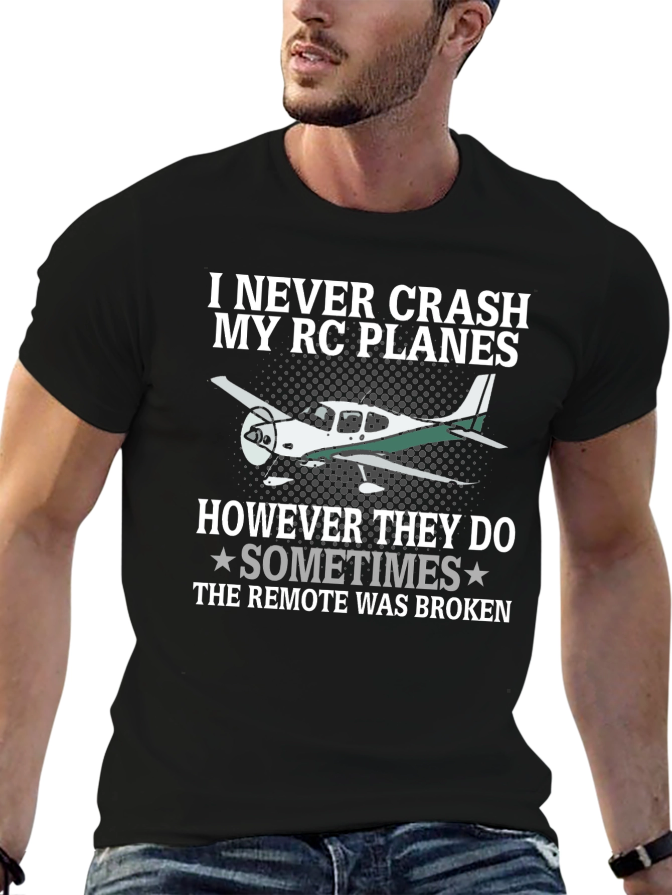 I Never Crash My RC Planes T-Shirt