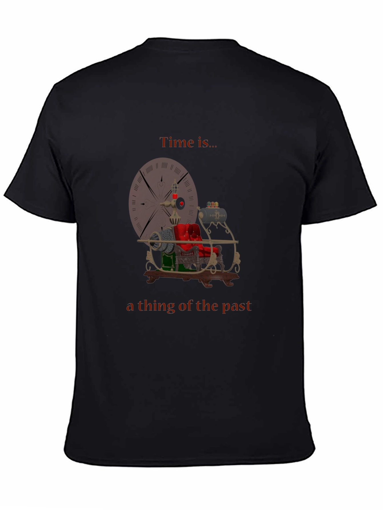 Time Machine T-Shirt - Retro Steampunk Style