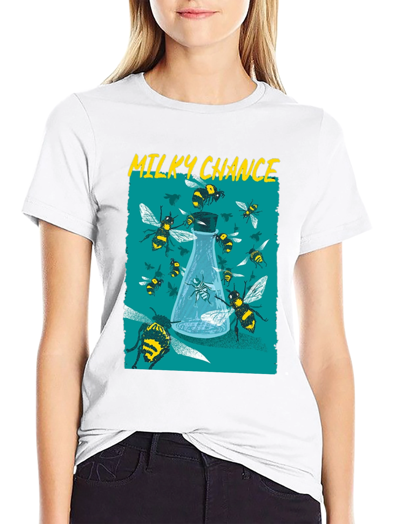 Milky Chance Band T-Shirt - Bee Design