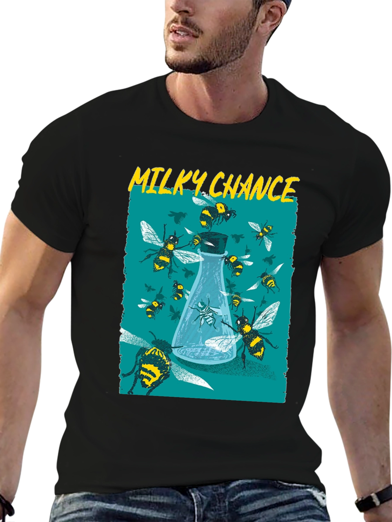 Milky Chance Band T-Shirt - Bee Design