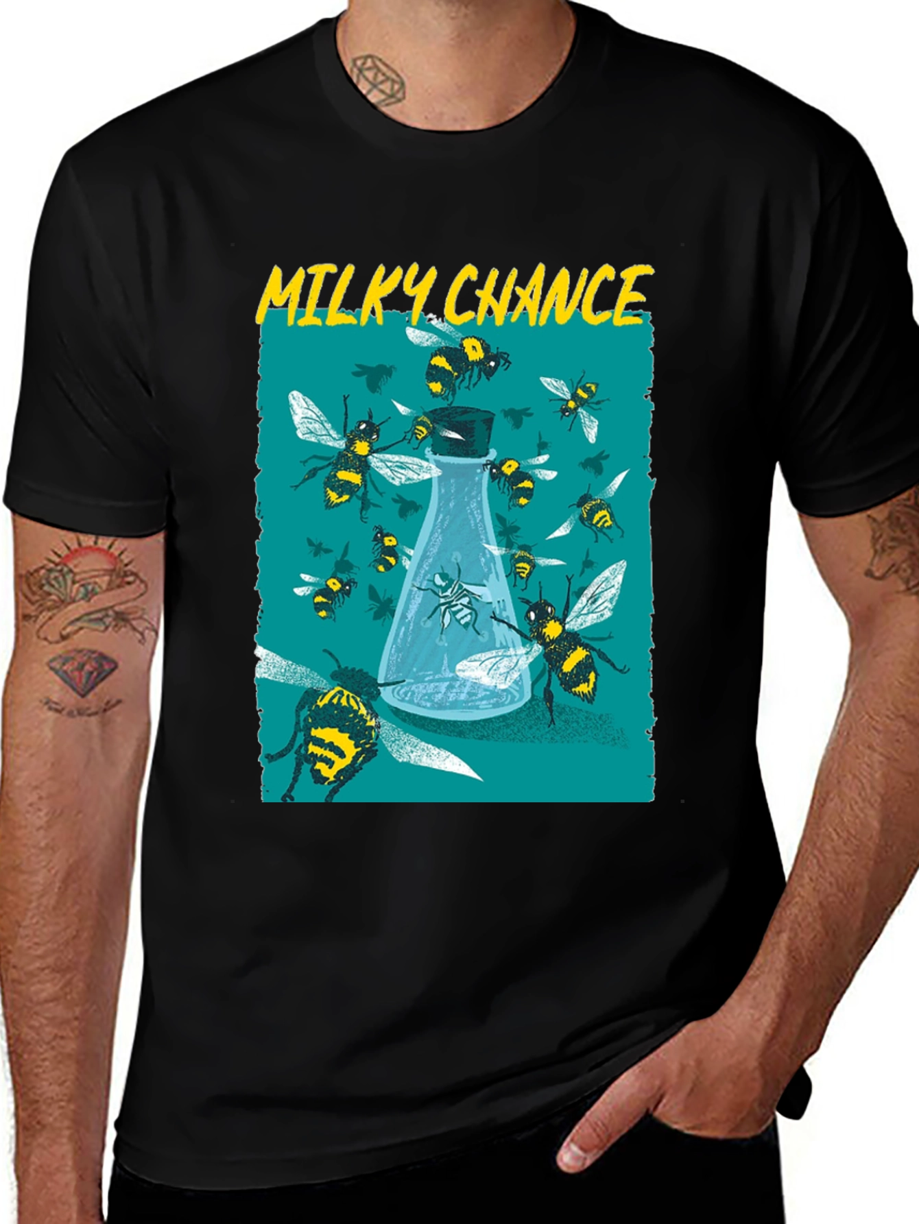 Milky Chance Band T-Shirt - Bee Design