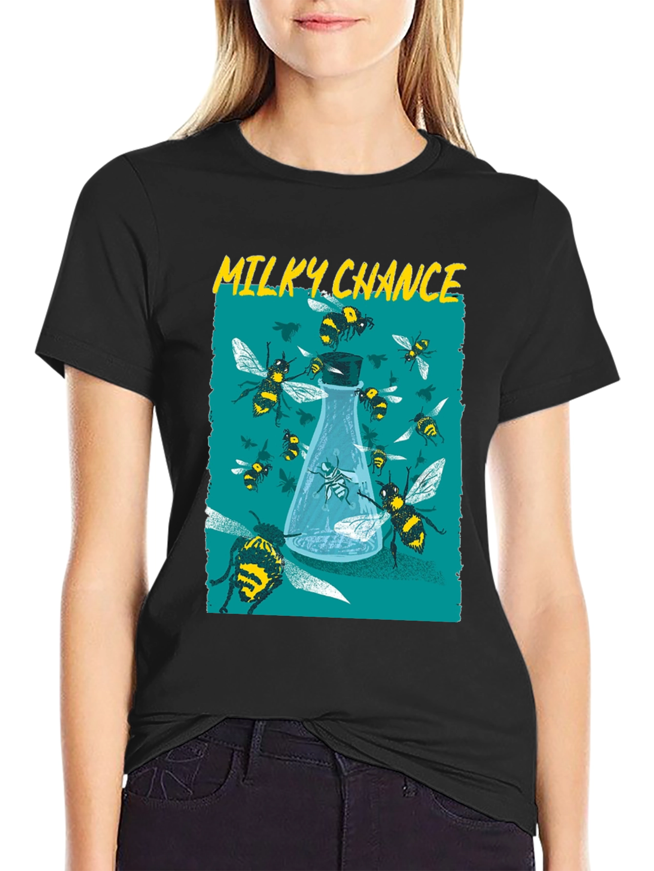 Milky Chance Band T-Shirt - Bee Design