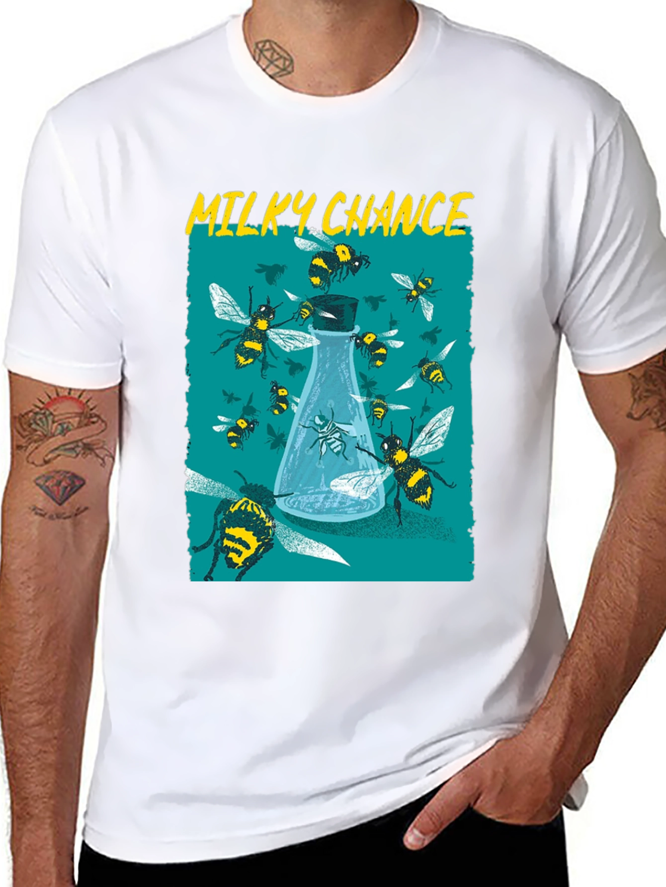Milky Chance Band T-Shirt - Bee Design