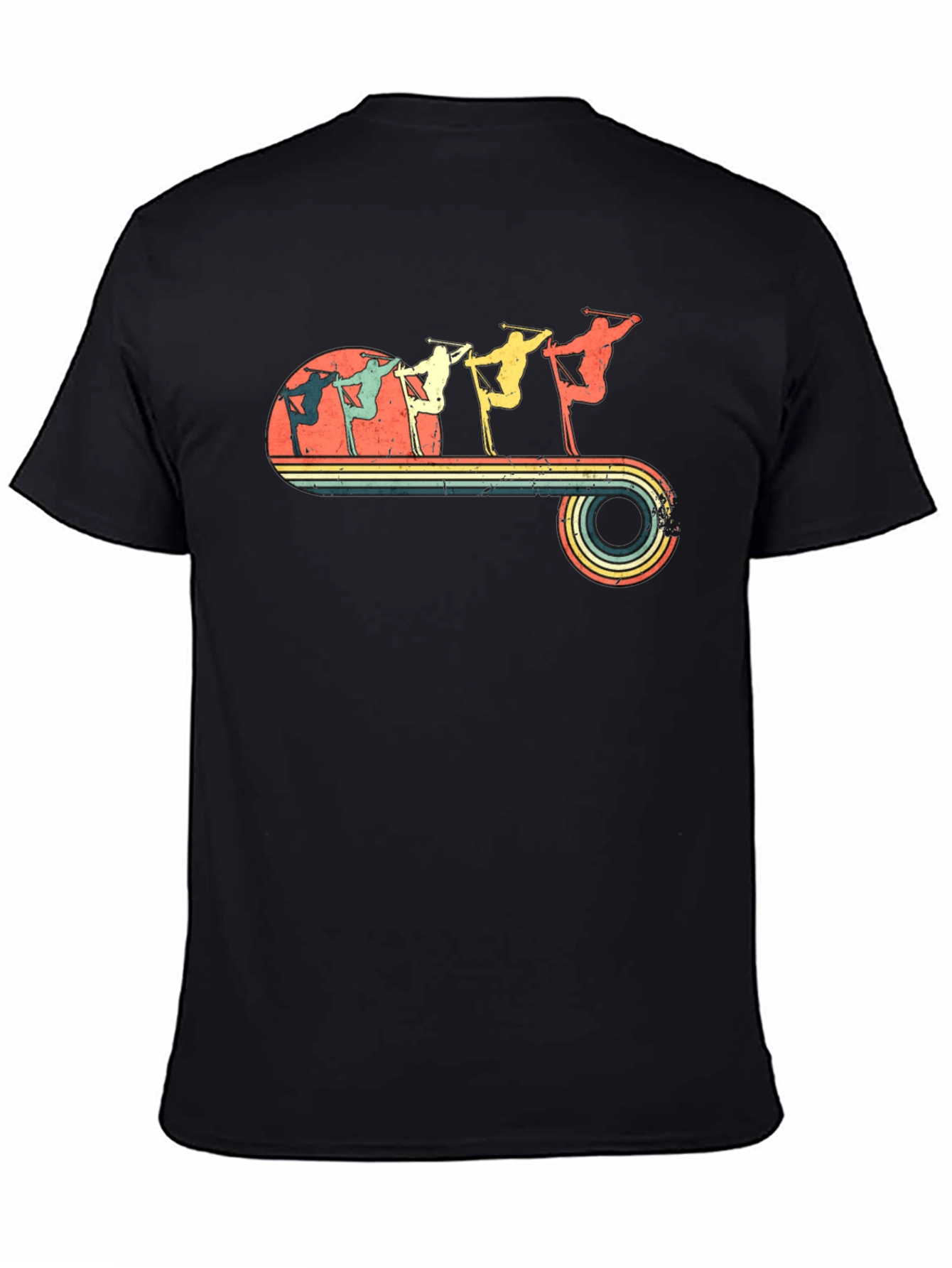 Retro Skiing Evolution T-Shirt