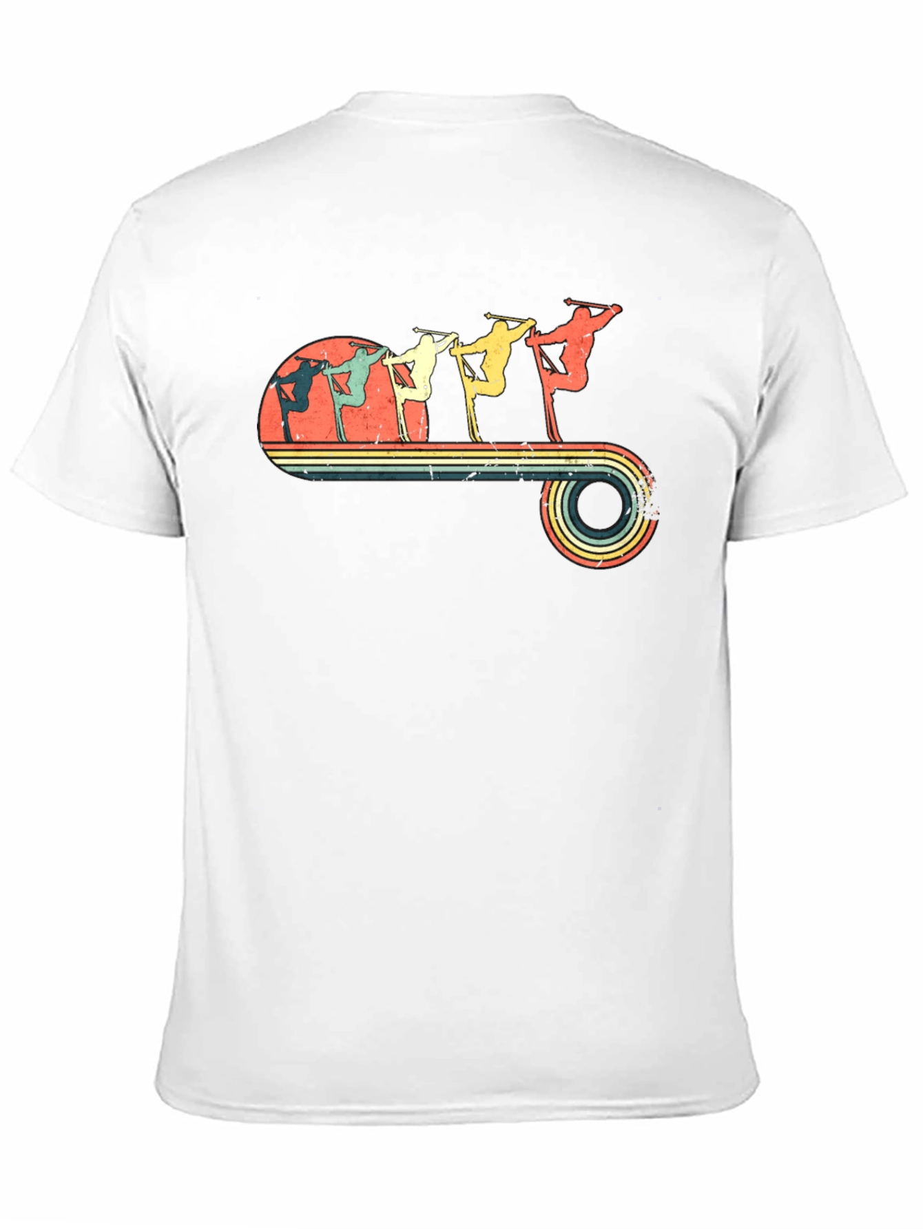 Retro Skiing Evolution T-Shirt