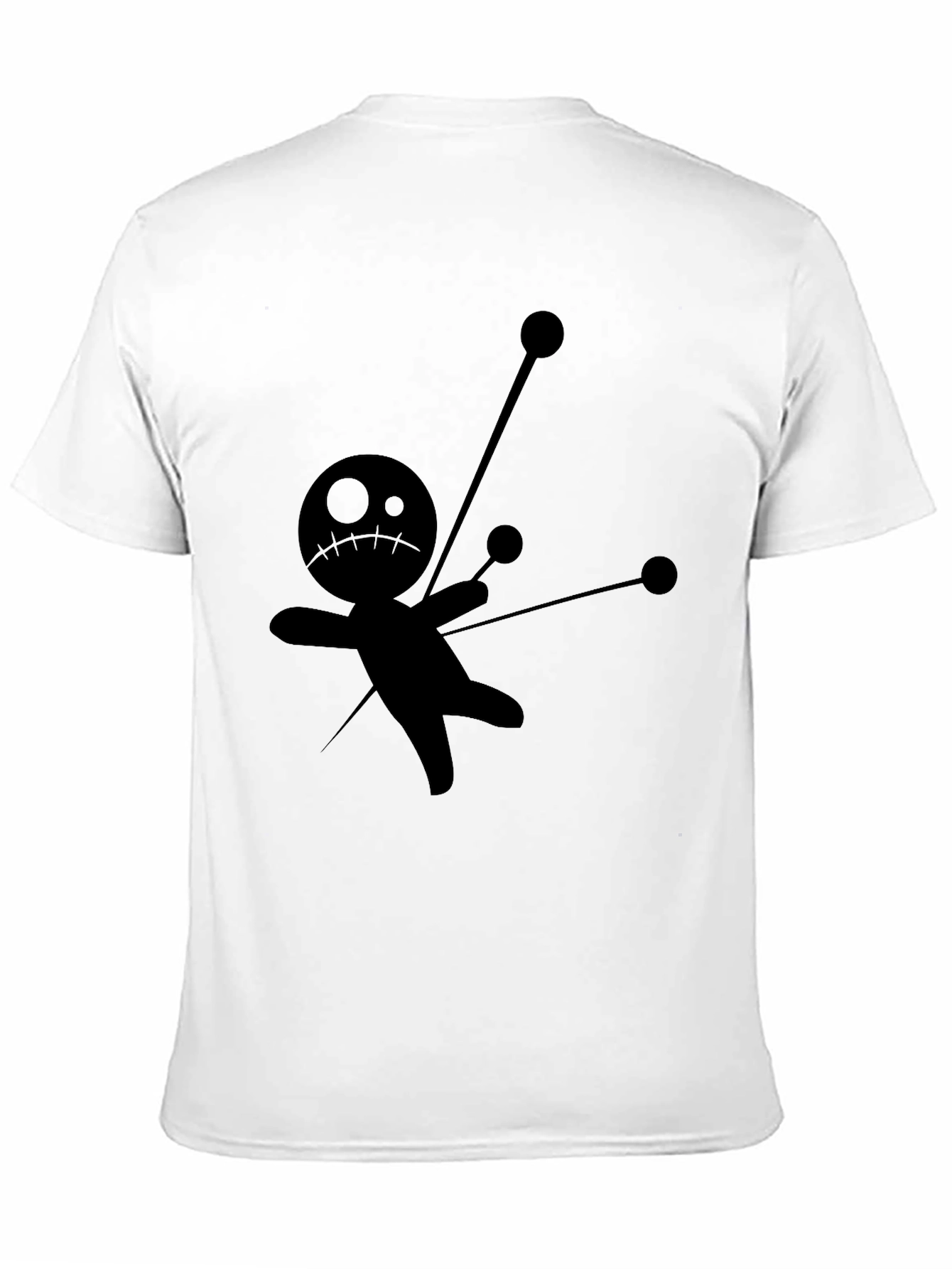 Voodoo Doll Graphic Tee - Unisex Black T-Shirt
