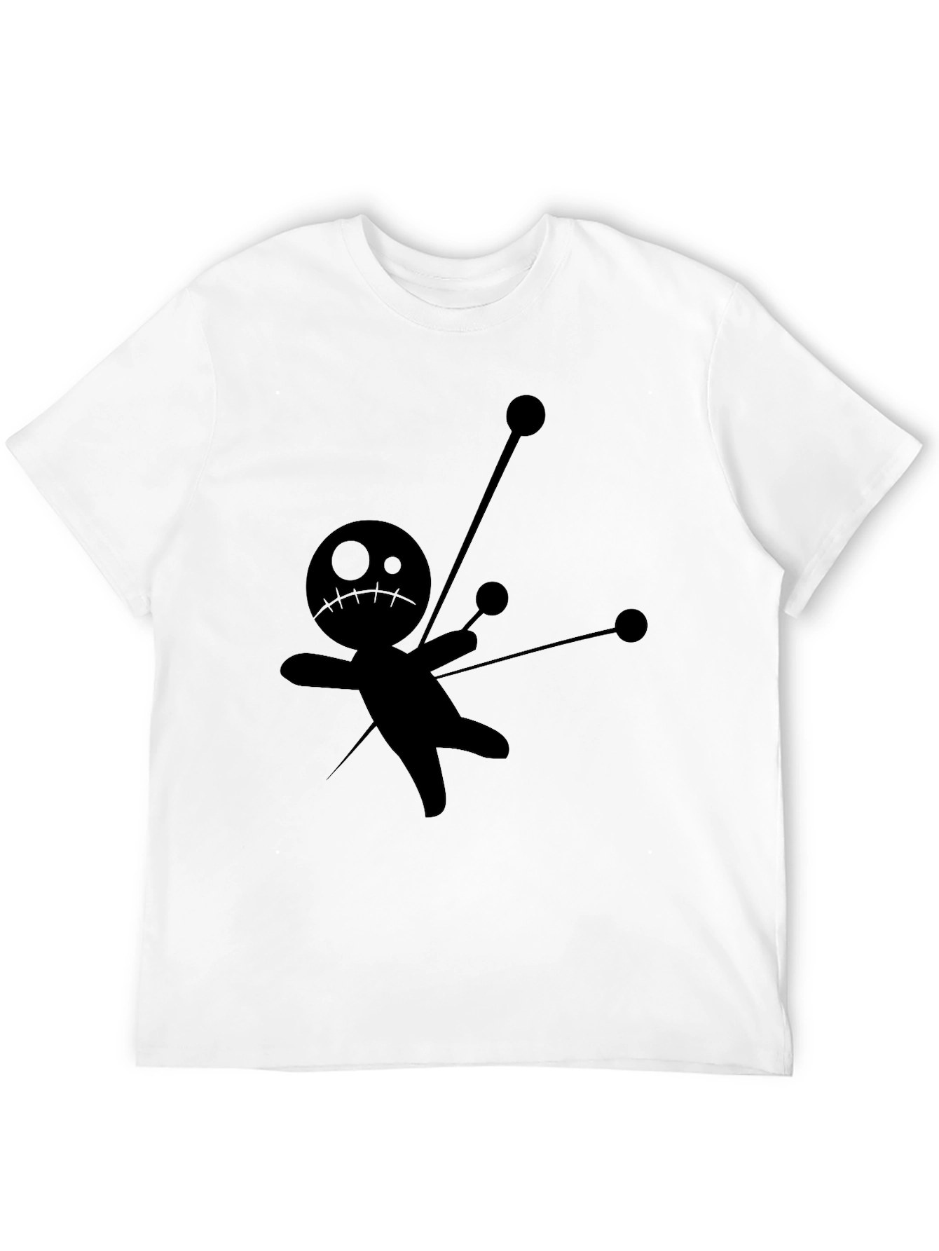 Voodoo Doll Graphic Tee - Unisex Black T-Shirt