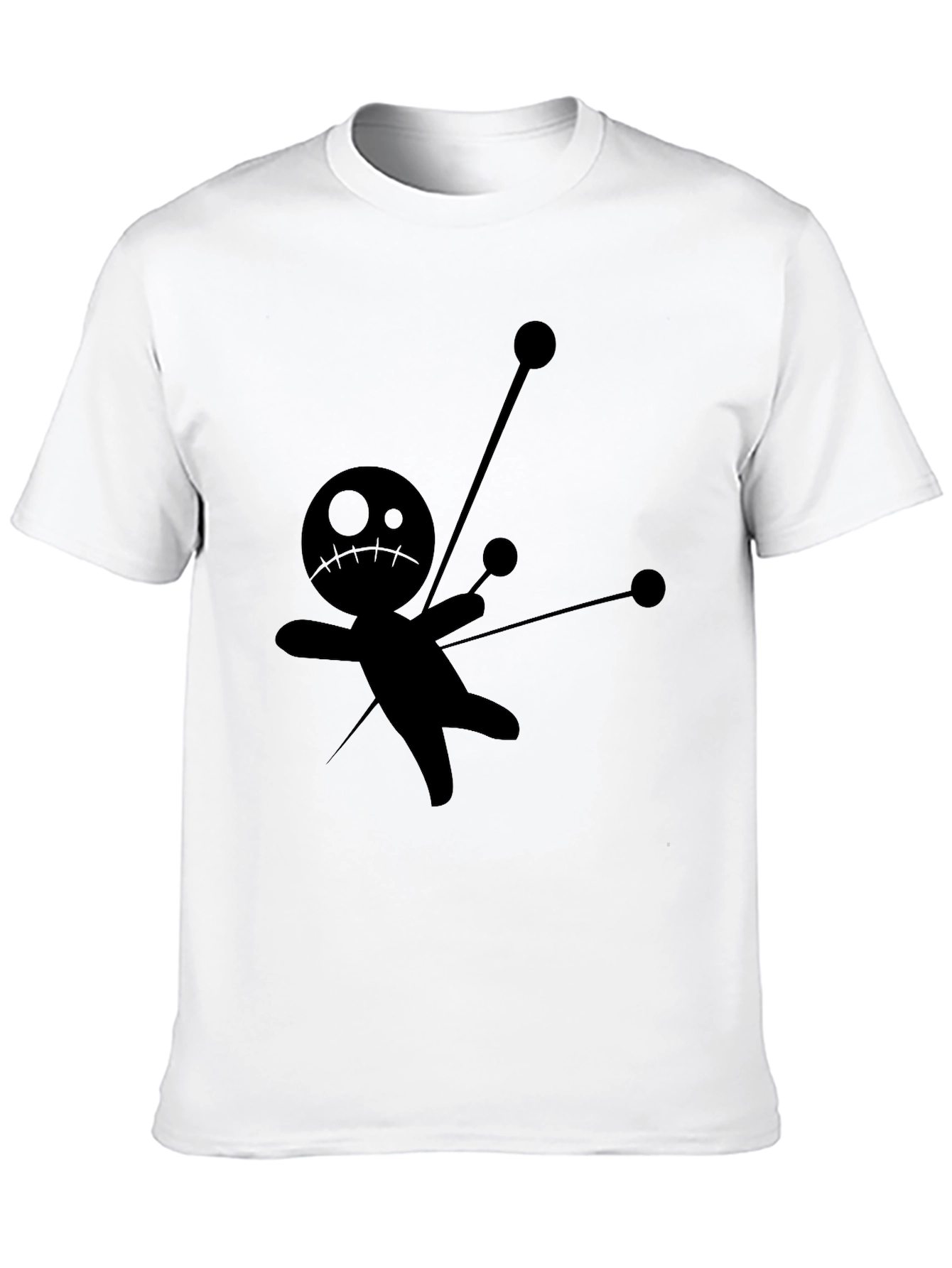 Voodoo Doll Graphic Tee - Unisex Black T-Shirt