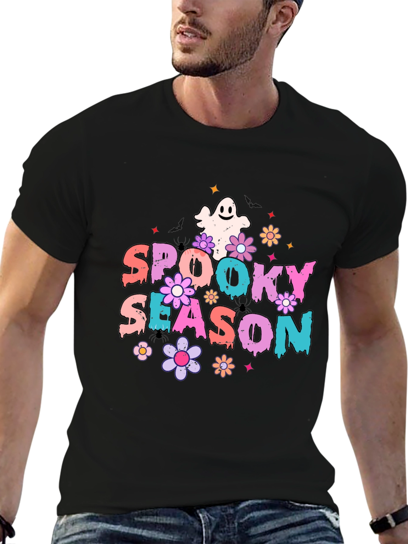 Spooky Season Graphic Tee - Fun Halloween Shirt