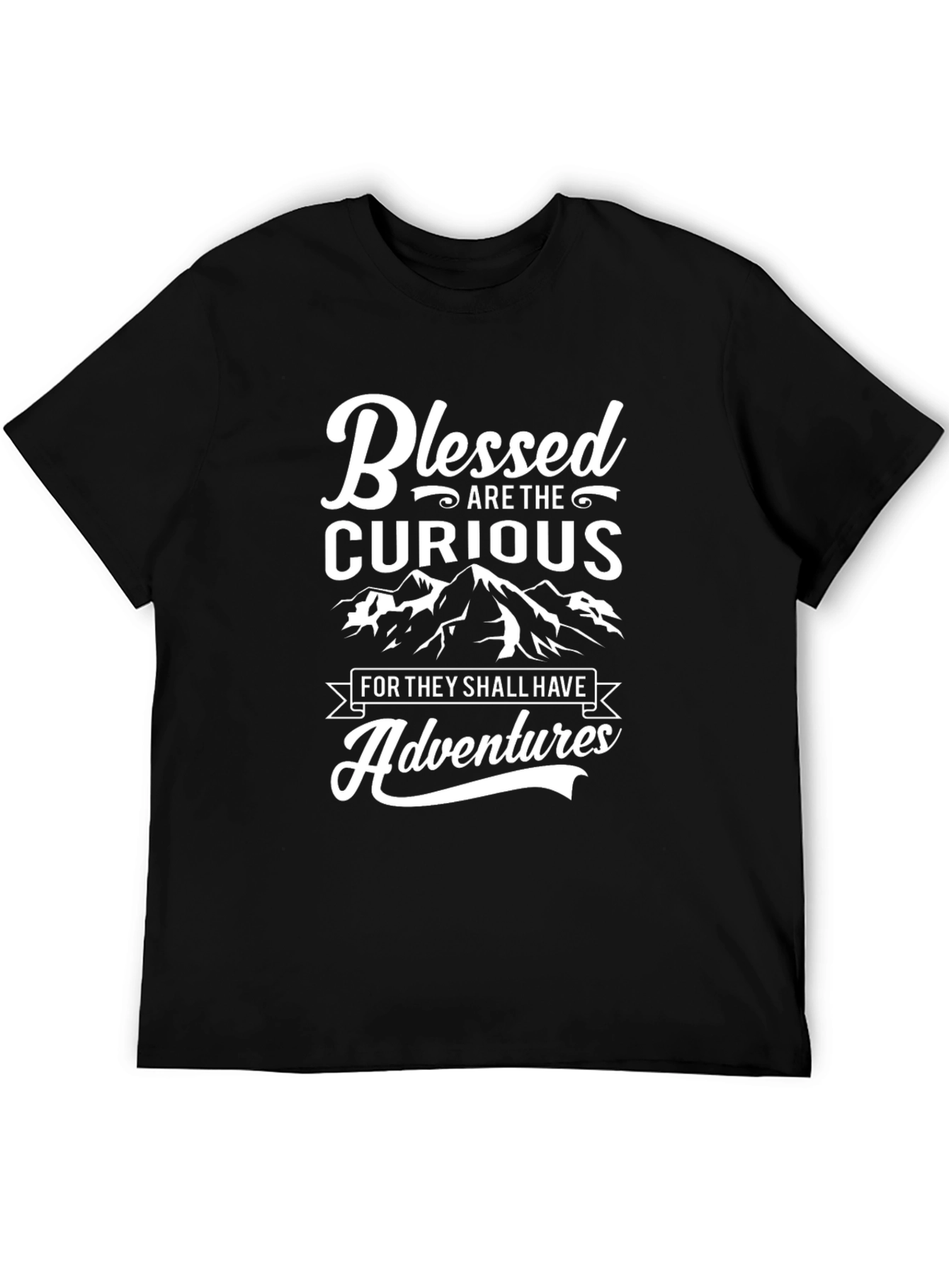 Blessed are the Curious Black T-Shirt
