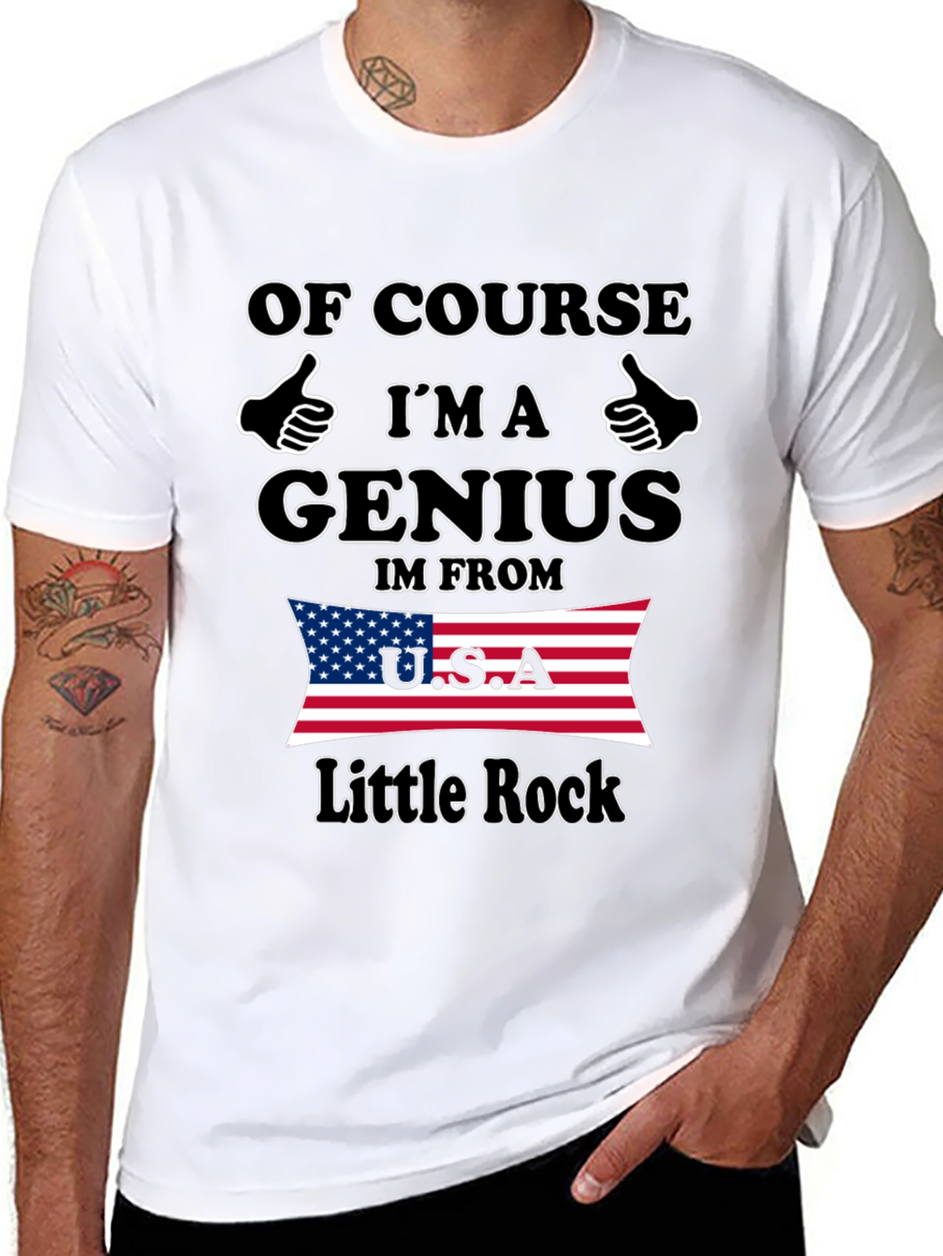 Genius from Little Rock USA T-Shirt