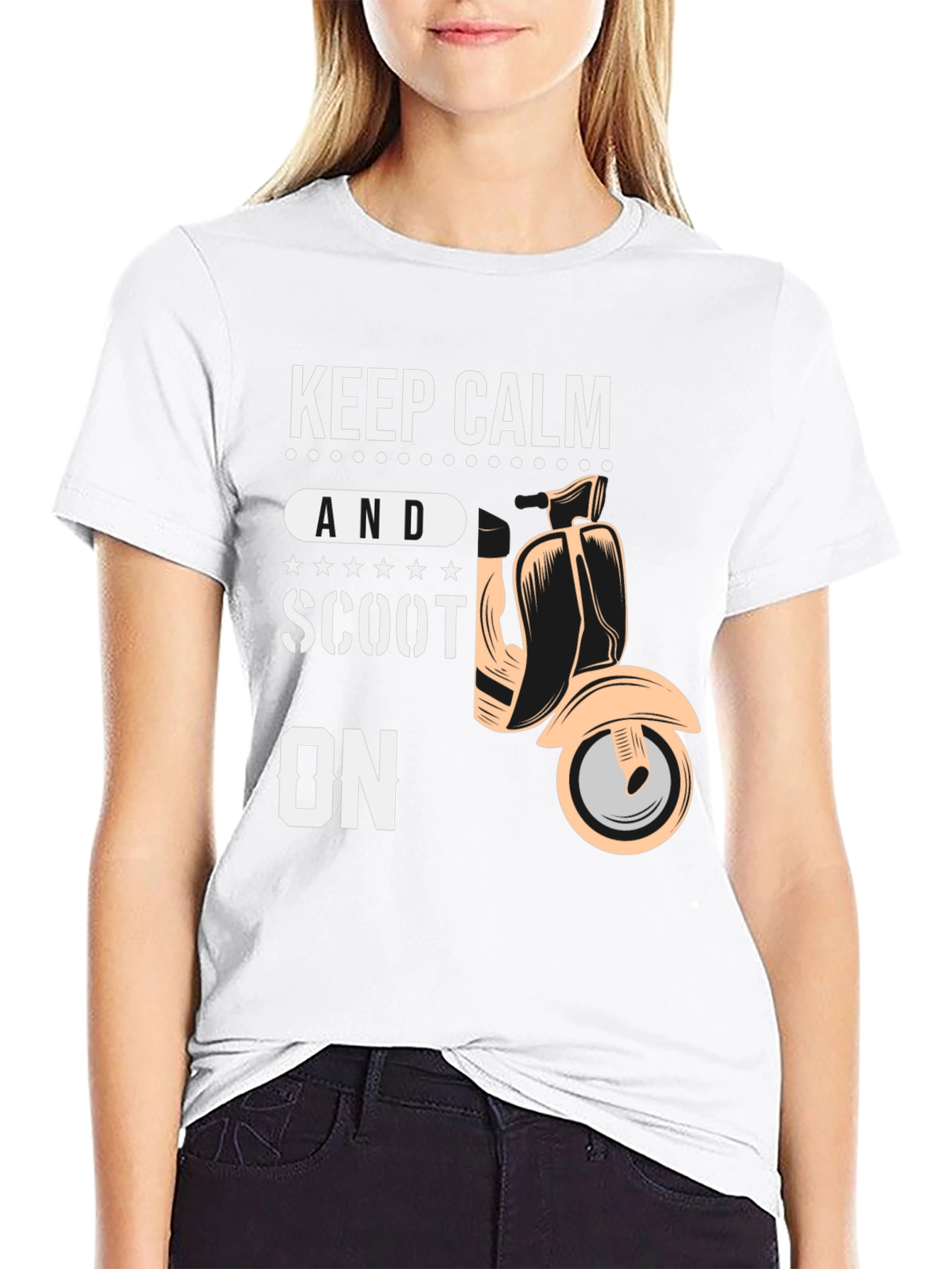 Keep Calm And Scoot On T-Shirt
