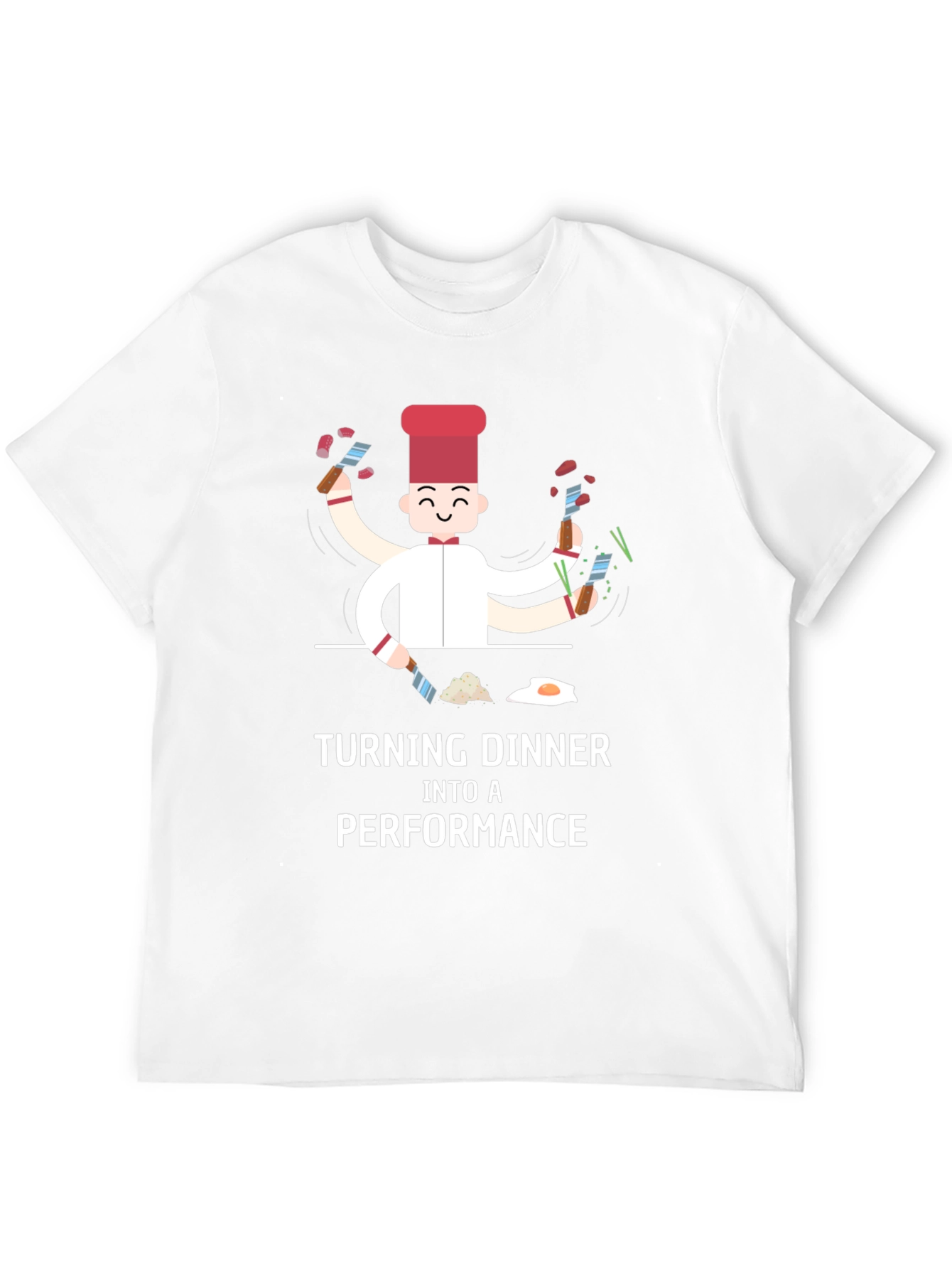 Turning Dinner into a Performance Black T-Shirt