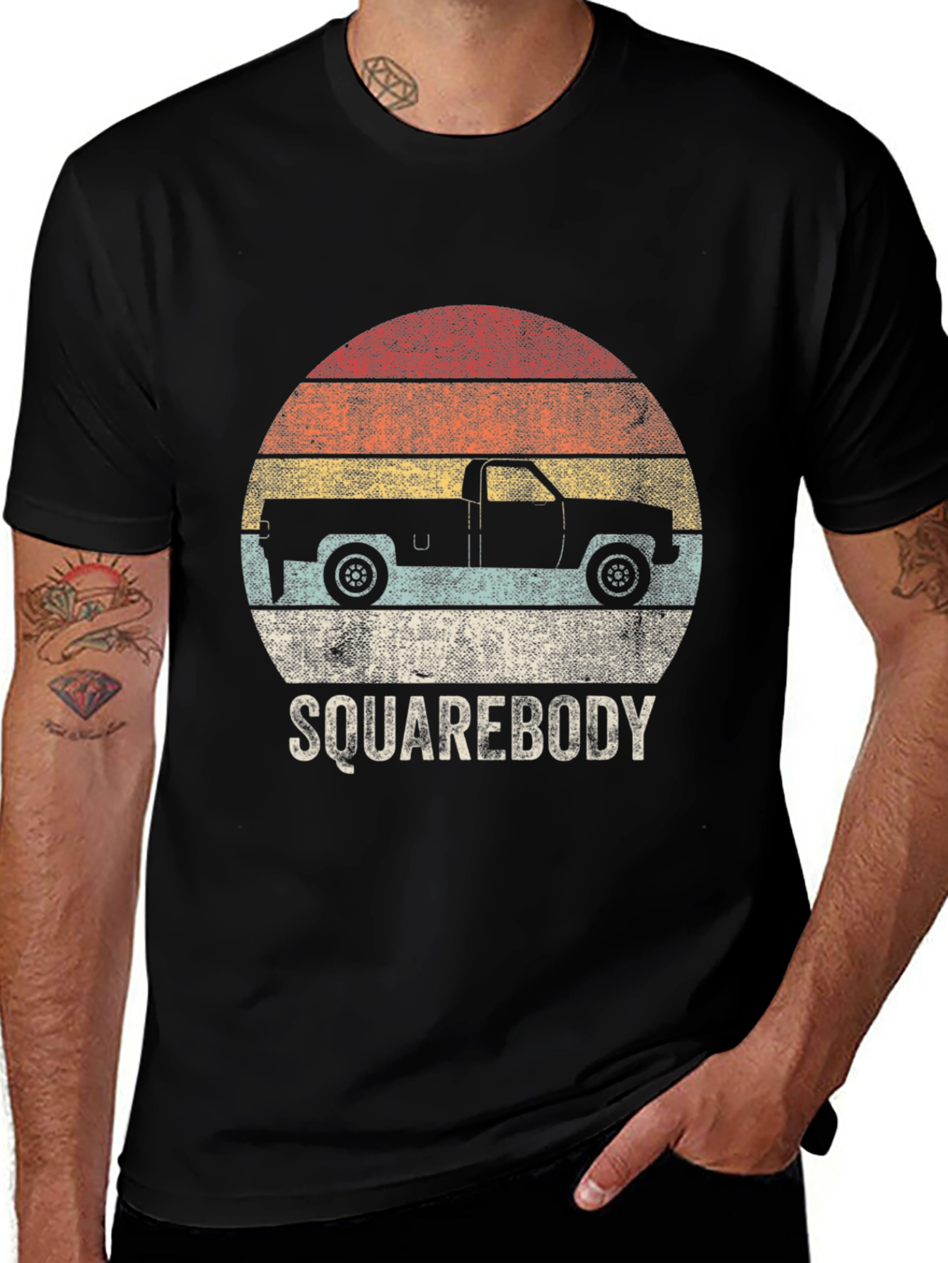 Retro Squarebody Truck T-Shirt