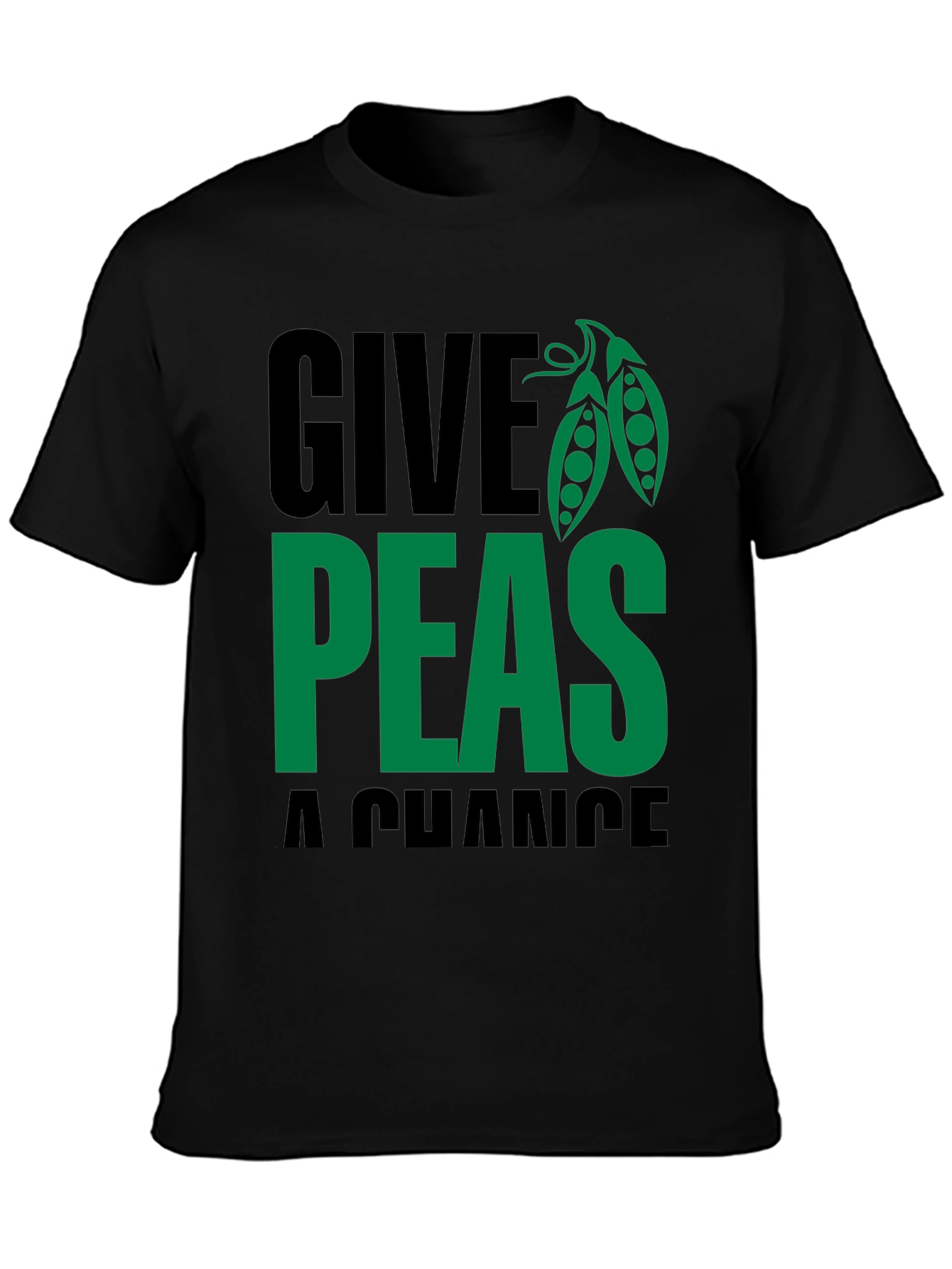 Give Peas a Chance T-Shirt - Soft Cotton Blend