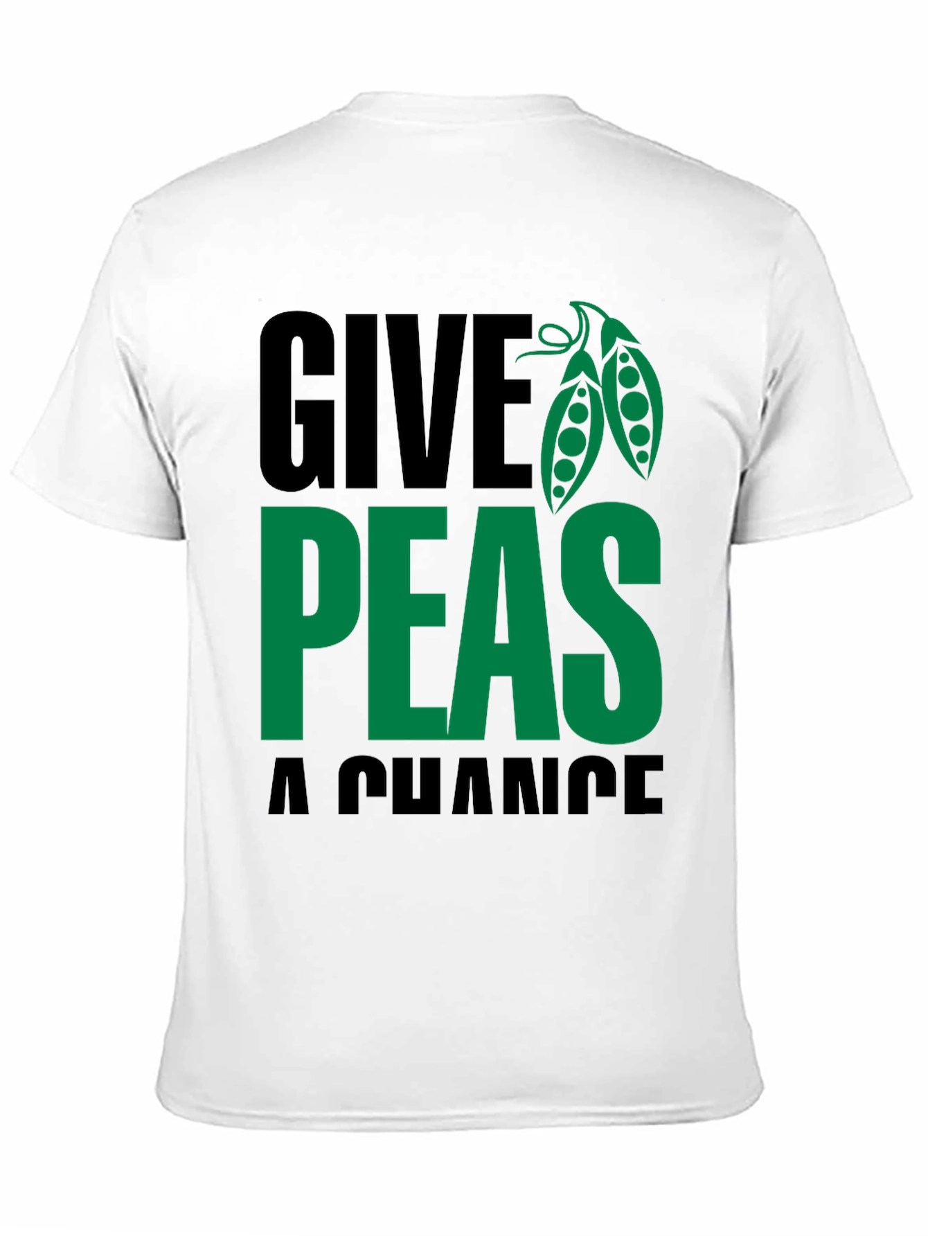 Give Peas a Chance T-Shirt - Soft Cotton Blend