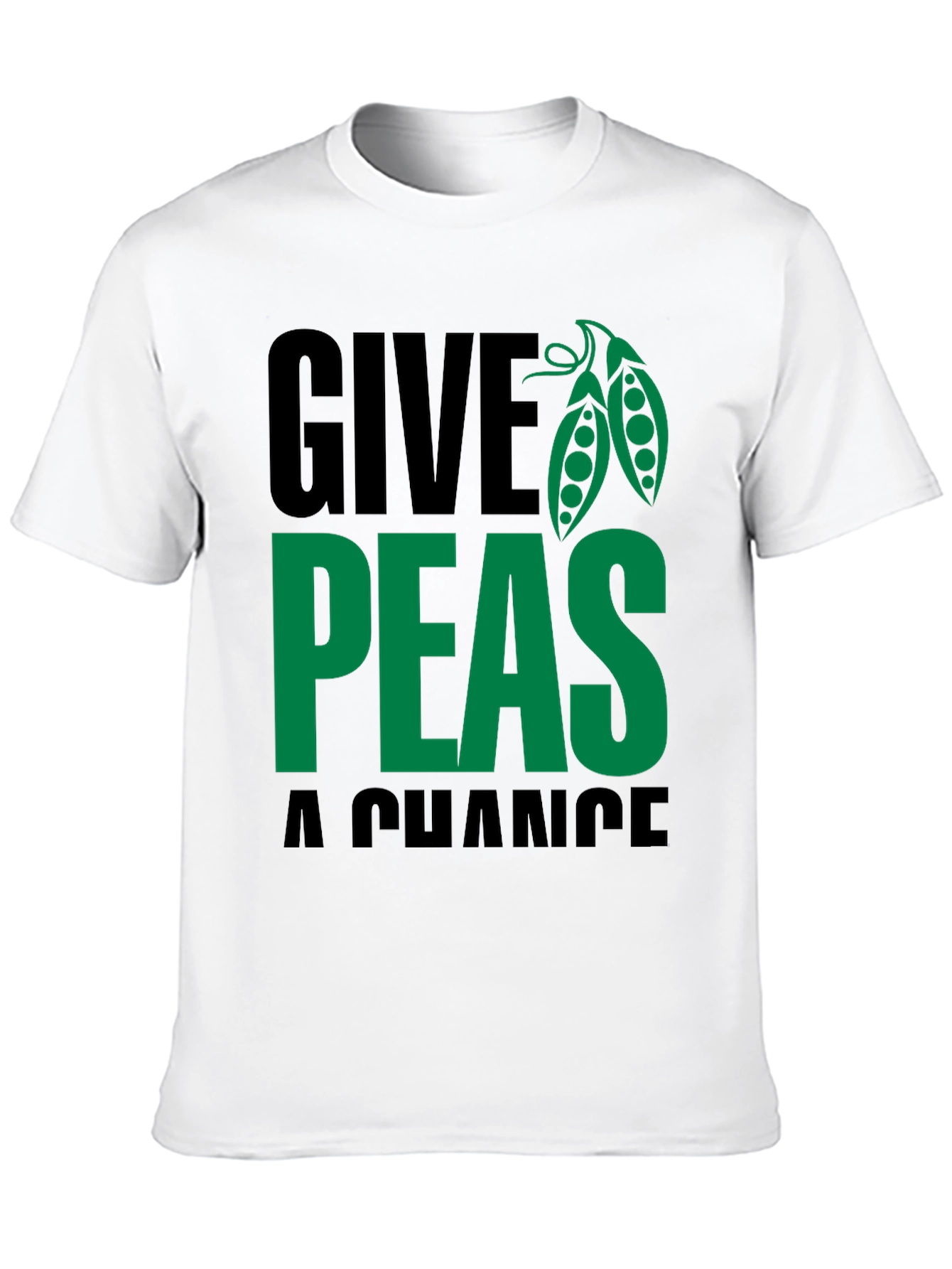 Give Peas a Chance T-Shirt - Soft Cotton Blend
