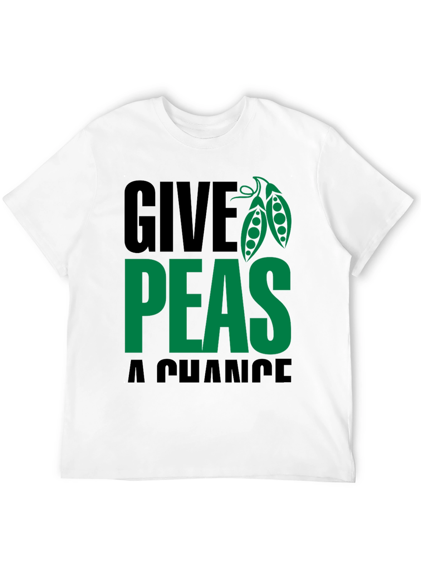 Give Peas a Chance T-Shirt - Soft Cotton Blend