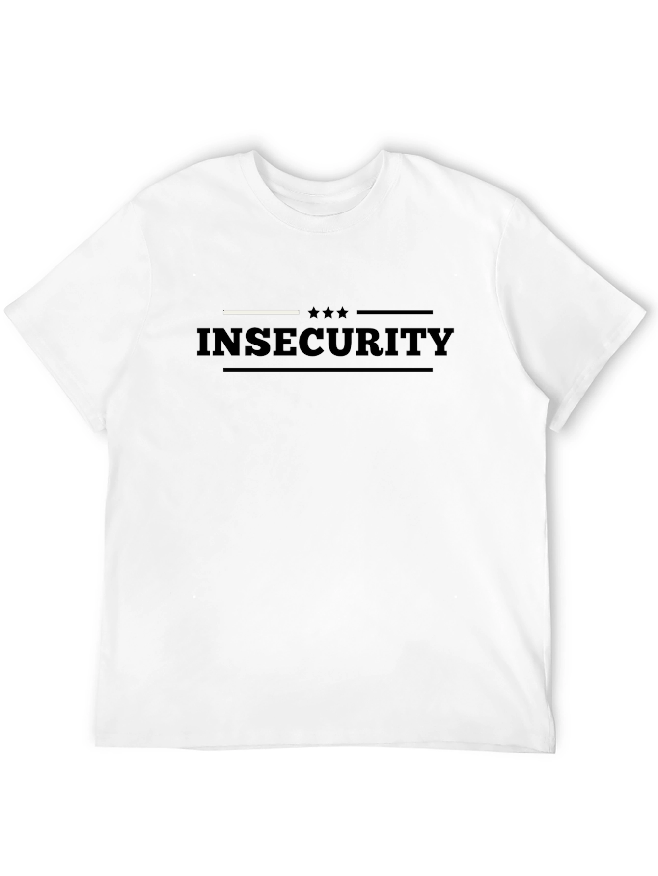 Insecurity Graphic Tee - Trendy Casual T-Shirt