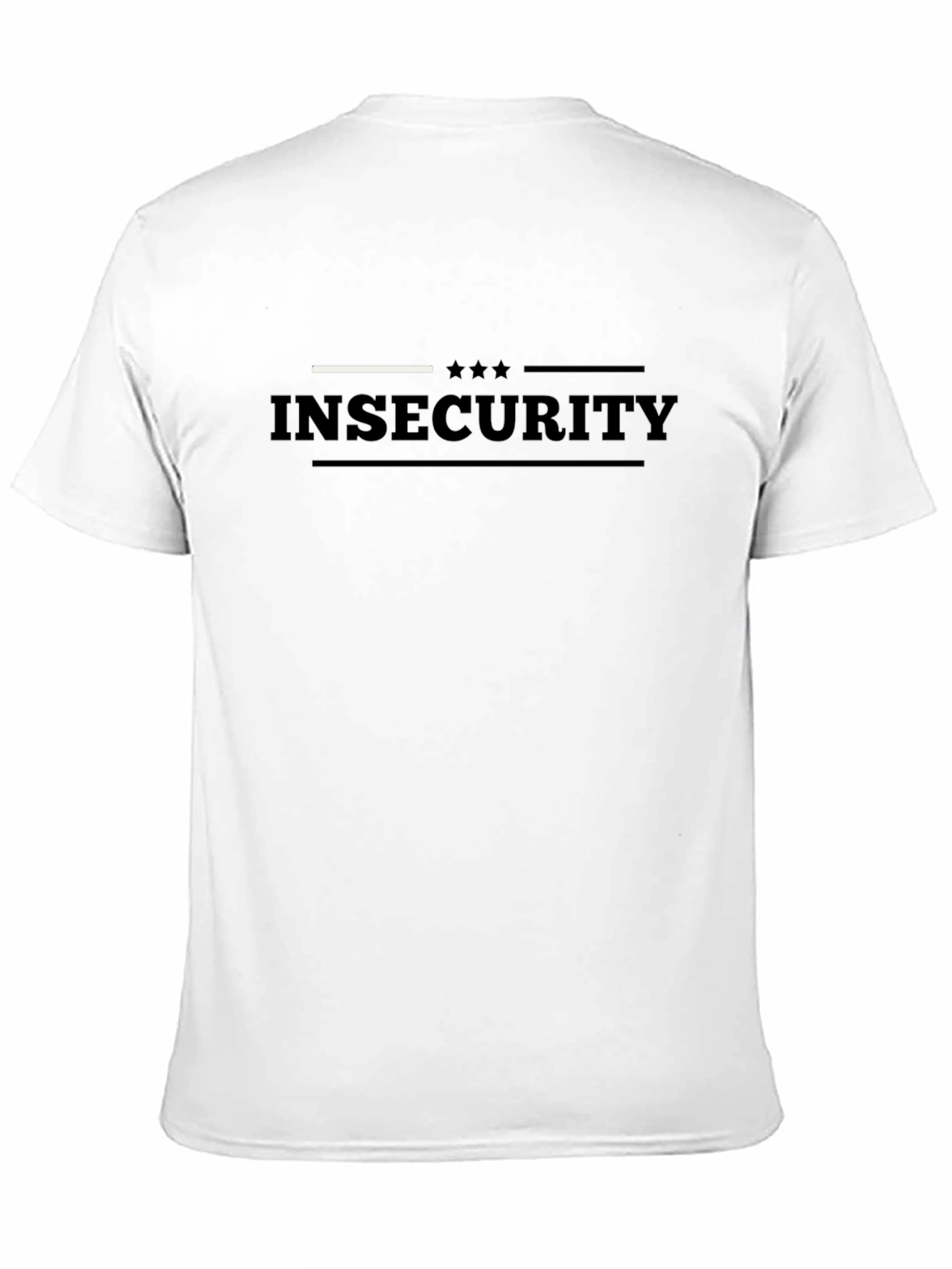 Insecurity Graphic Tee - Trendy Casual T-Shirt