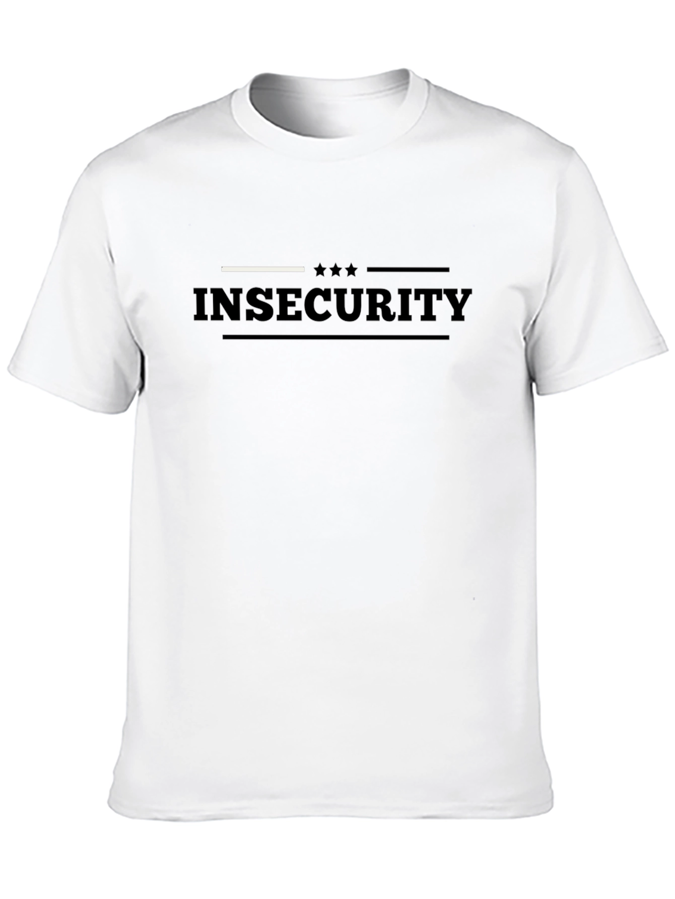 Insecurity Graphic Tee - Trendy Casual T-Shirt