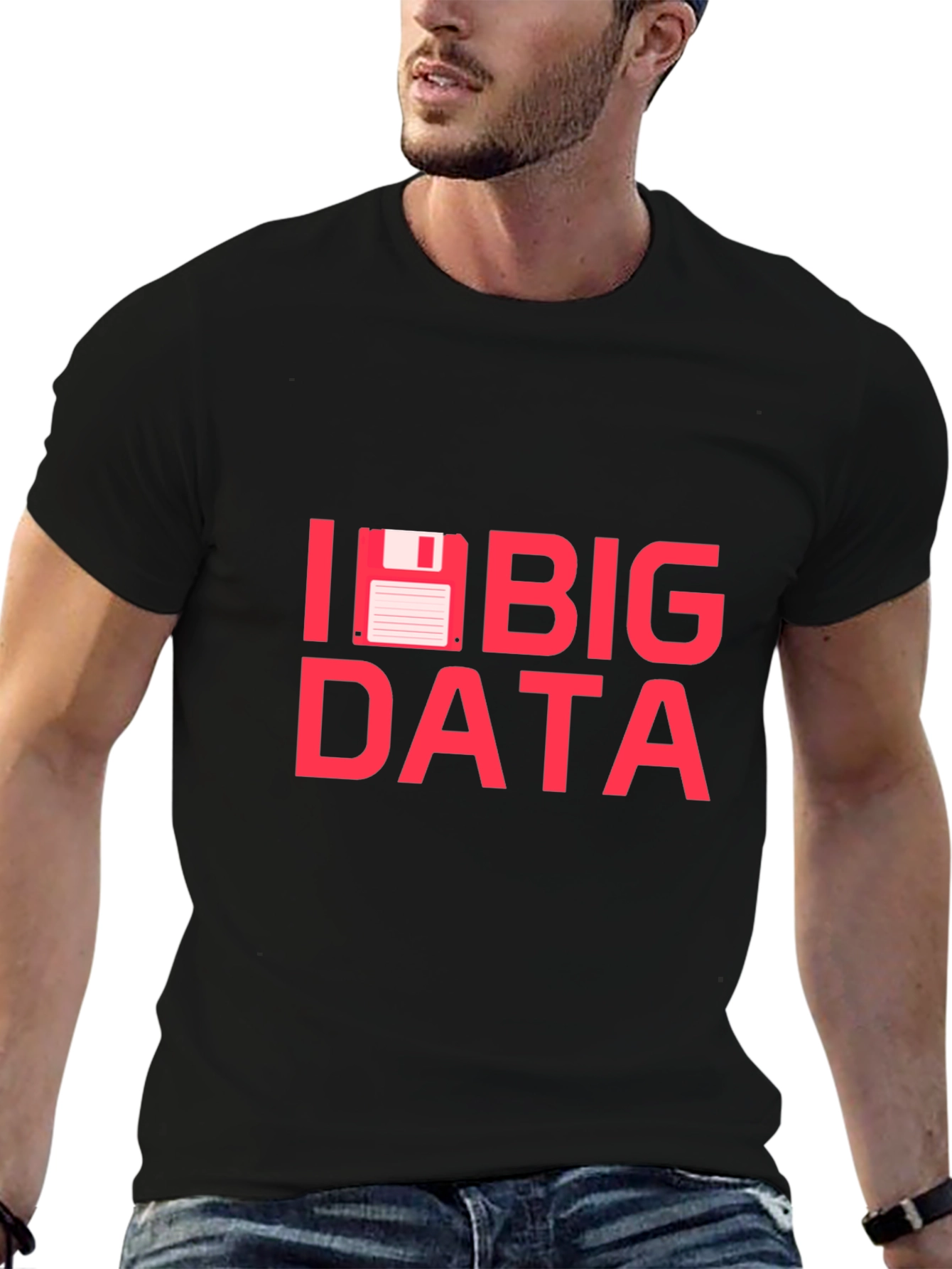 I Floppy Disk Big Data Funny IT T-Shirt