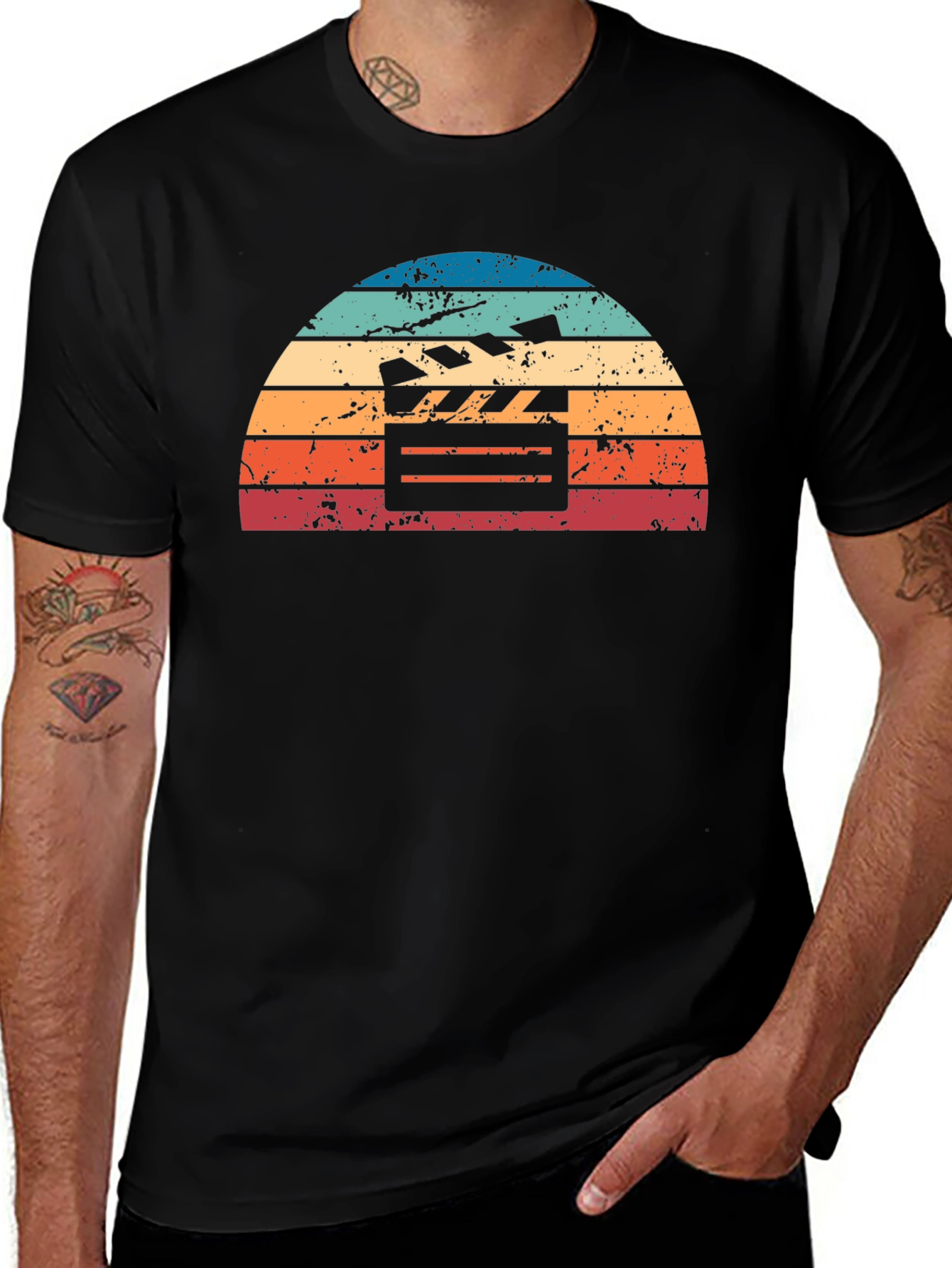 Retro Film Slate Graphic T-Shirt