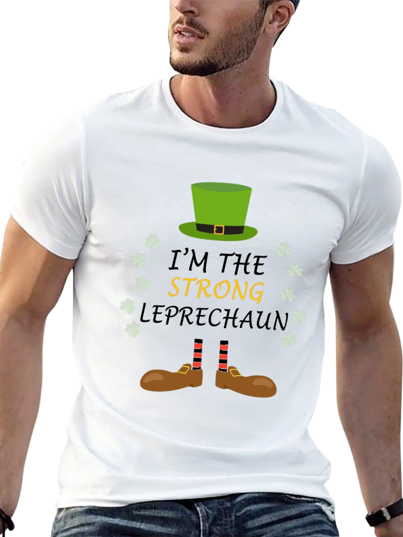 St. Patricks Day Strong Leprechaun T-Shirt