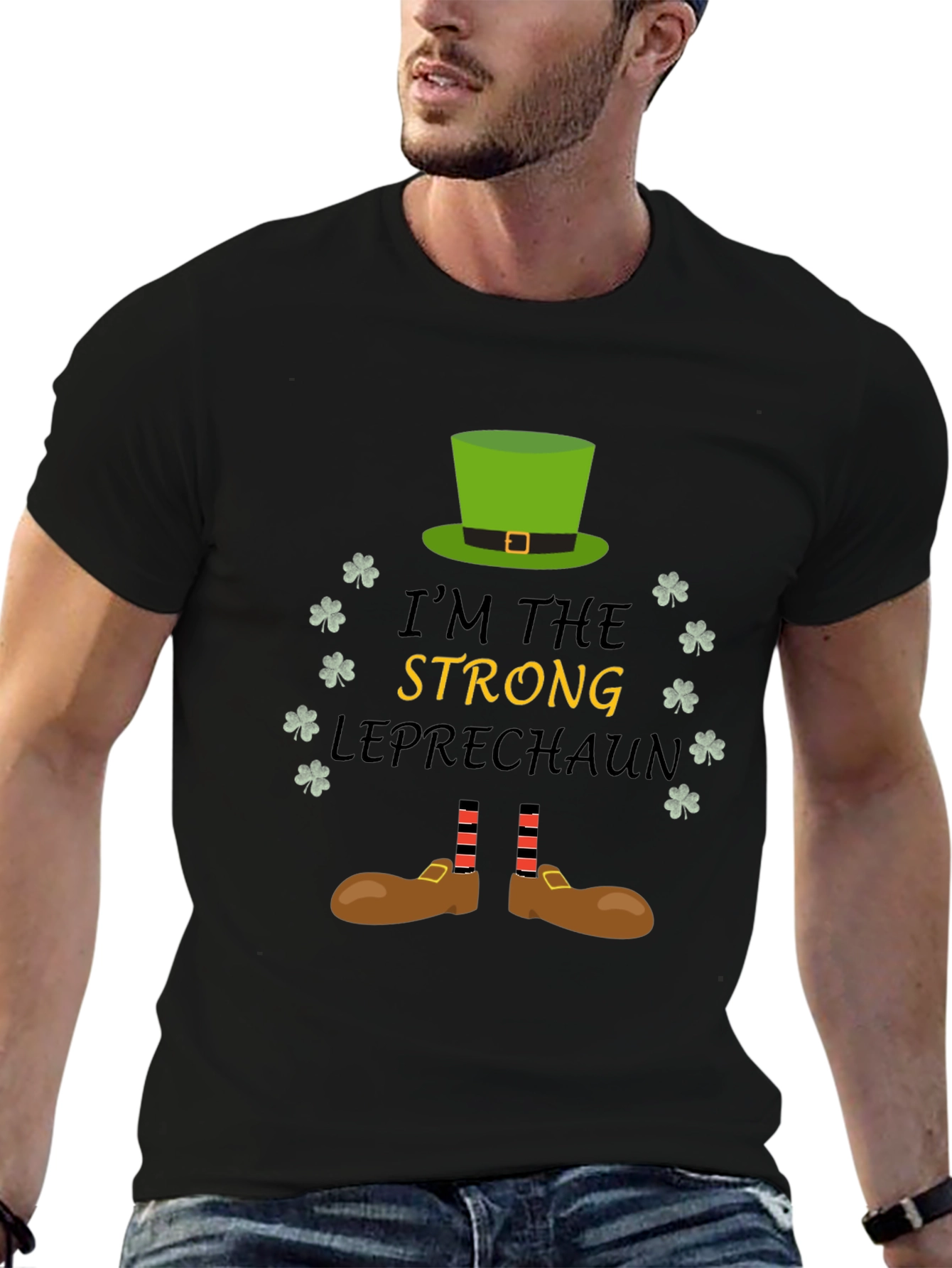 St. Patricks Day Strong Leprechaun T-Shirt