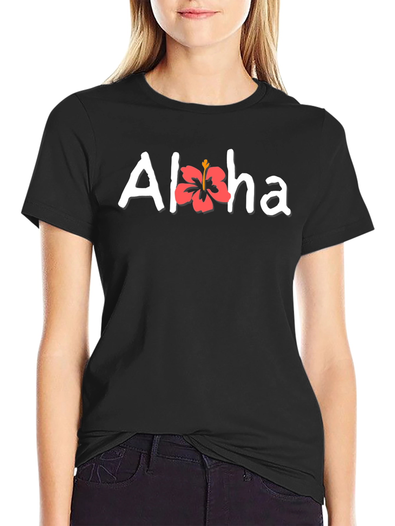 Aloha Floral Graphic Tee - Casual Comfort