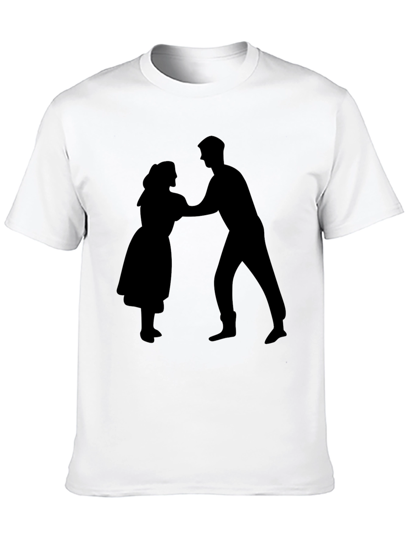 Silhouette Dance Tee - Romantic Retro Style