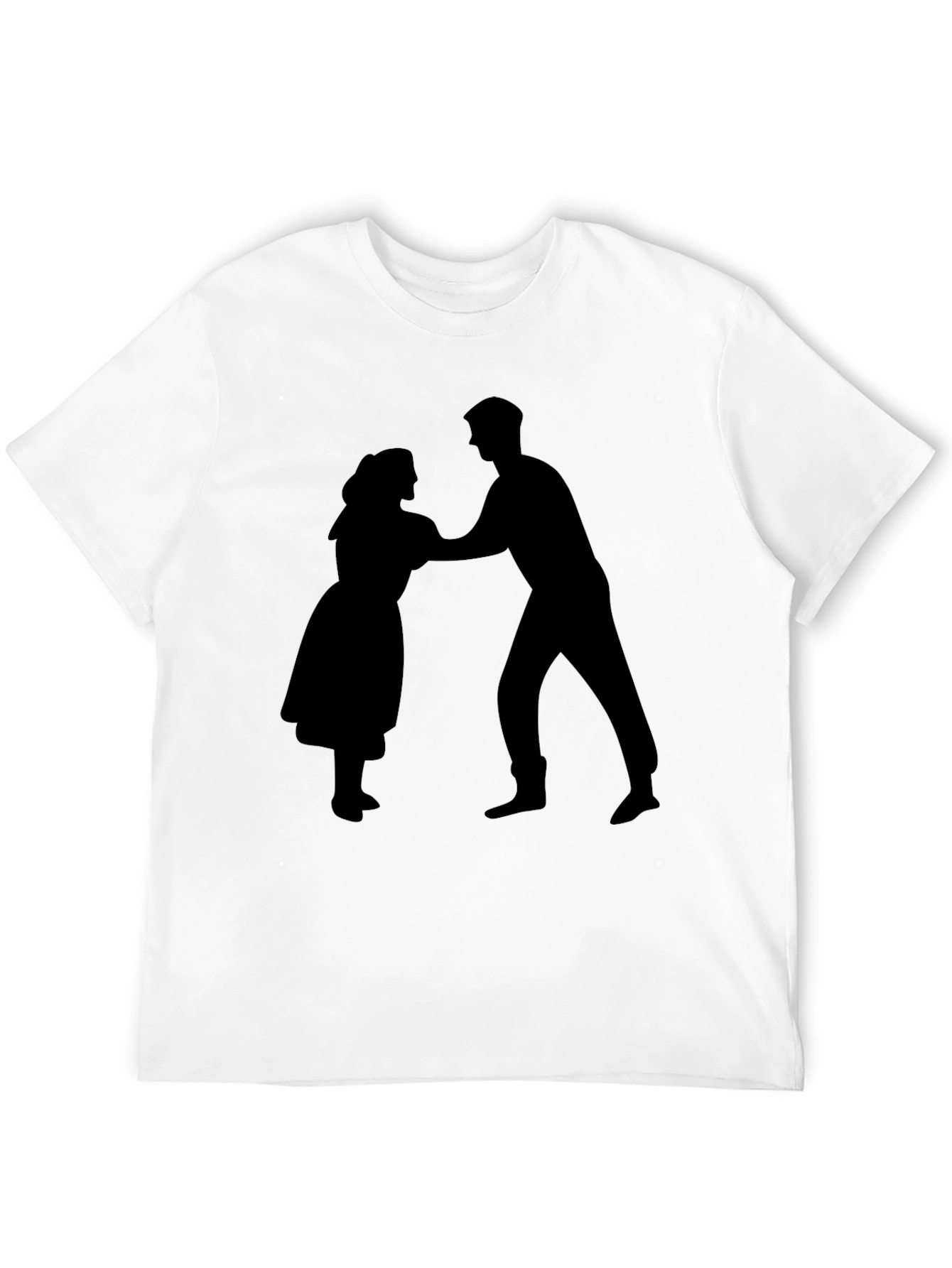 Silhouette Dance Tee - Romantic Retro Style