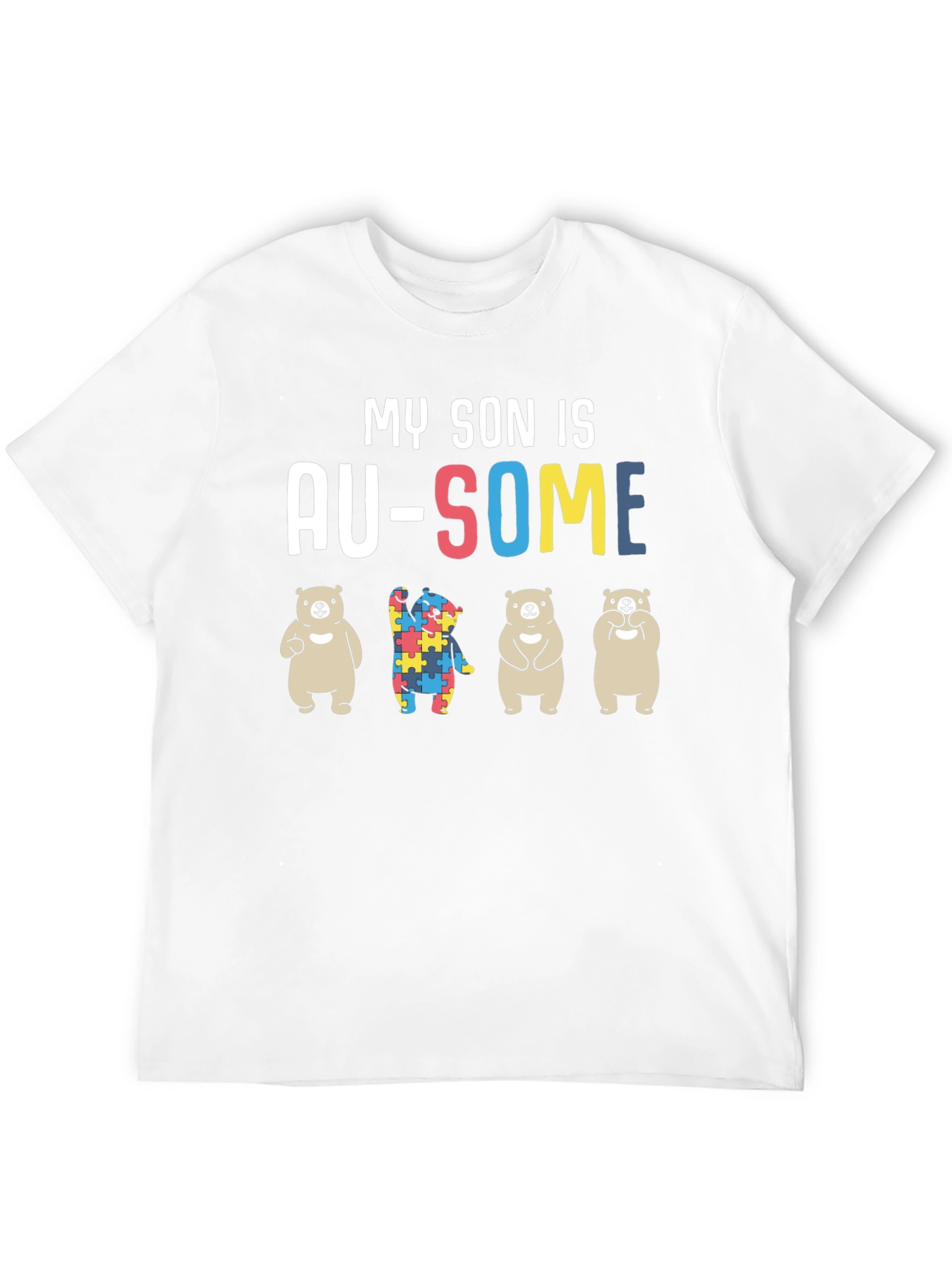 Autism Awareness My Son is Au-Some T-Shirt