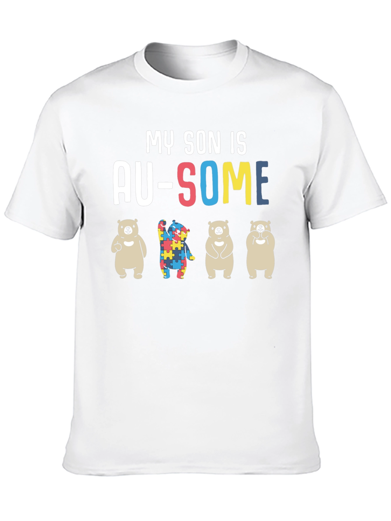 Autism Awareness My Son is Au-Some T-Shirt